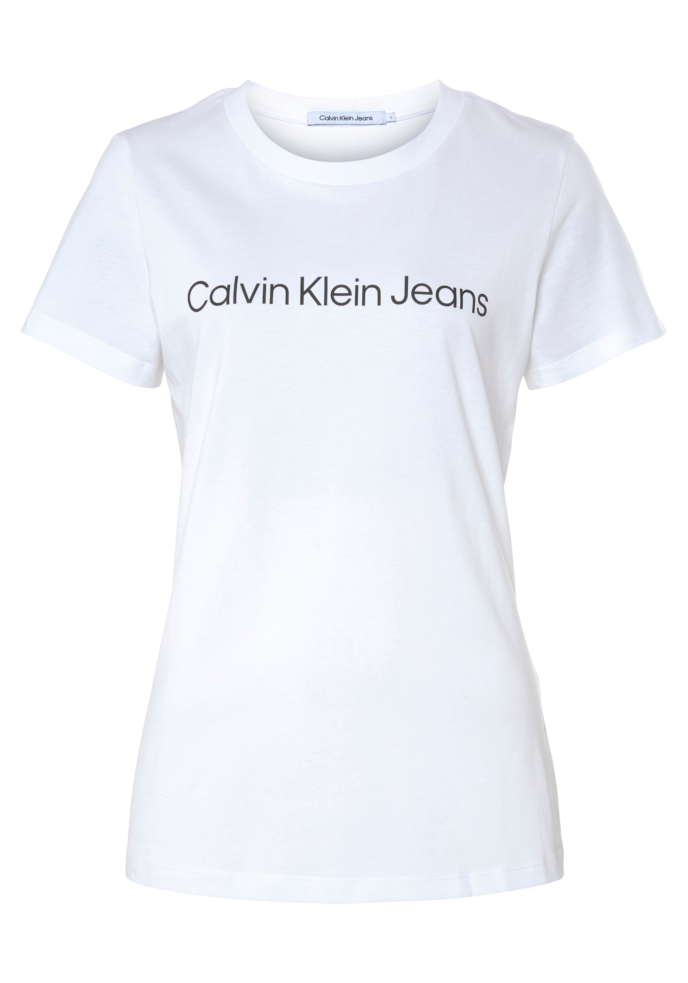 Calvin Klein Jeans T-Shirt »CORE INSTIT LOGO SLIM FIT TEE« für kaufen | BAUR