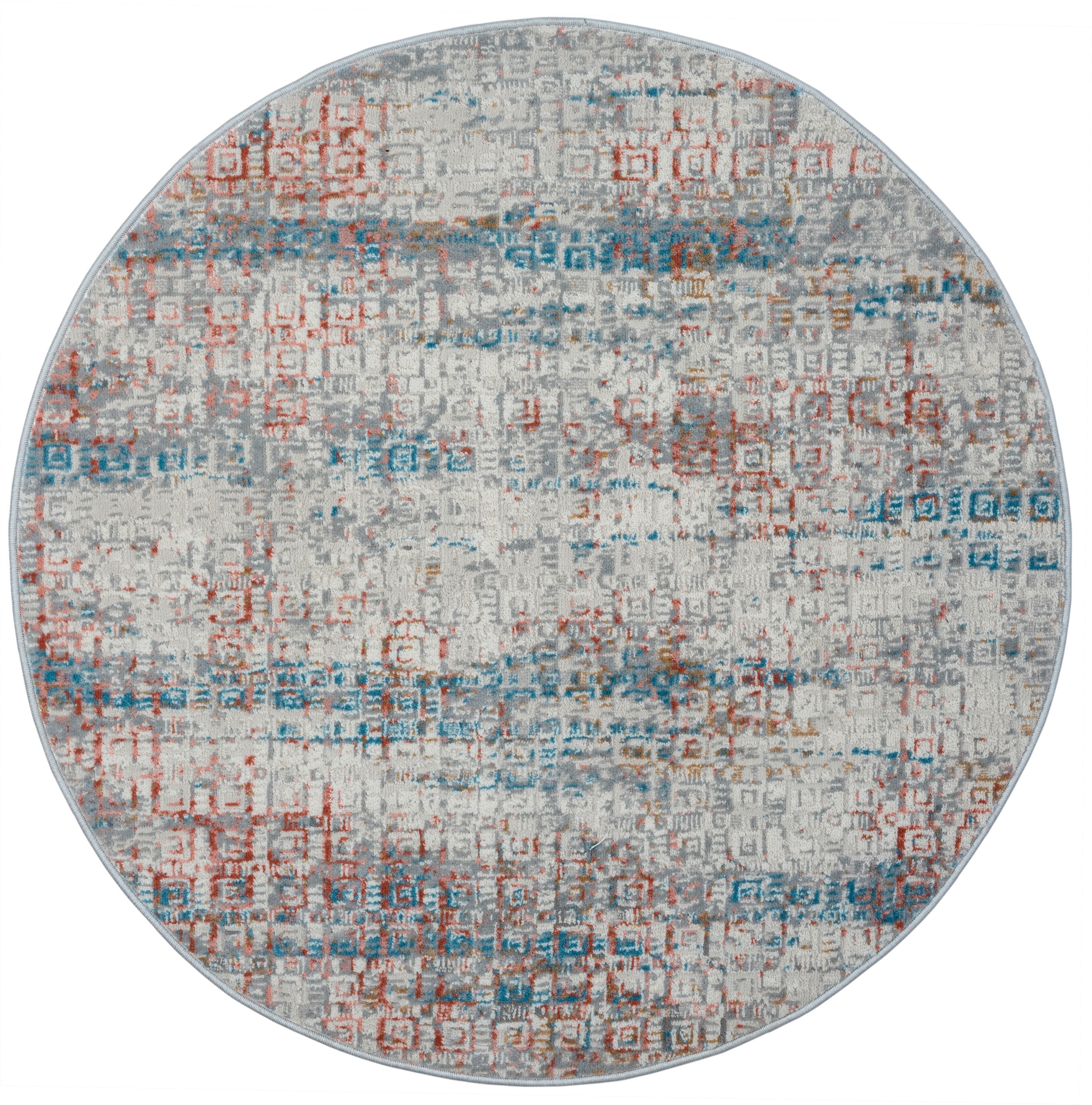 OTTO home Teppich "Myrah" rund 8 mm Höhe Kurzflor, modernes Design, pflegel günstig online kaufen