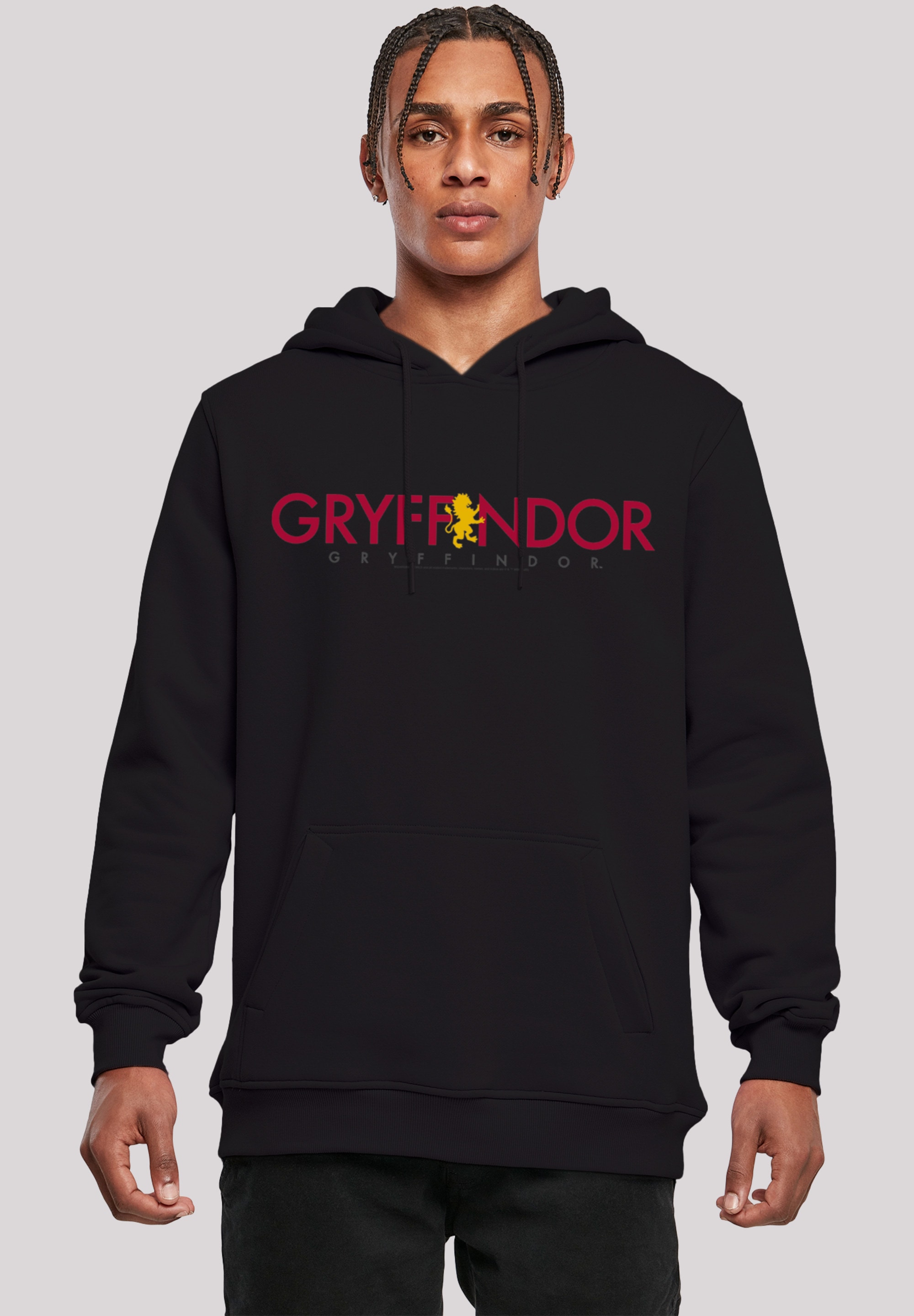 F4NT4STIC Kapuzenpullover "Harry Potter Gryffindor Text", Print