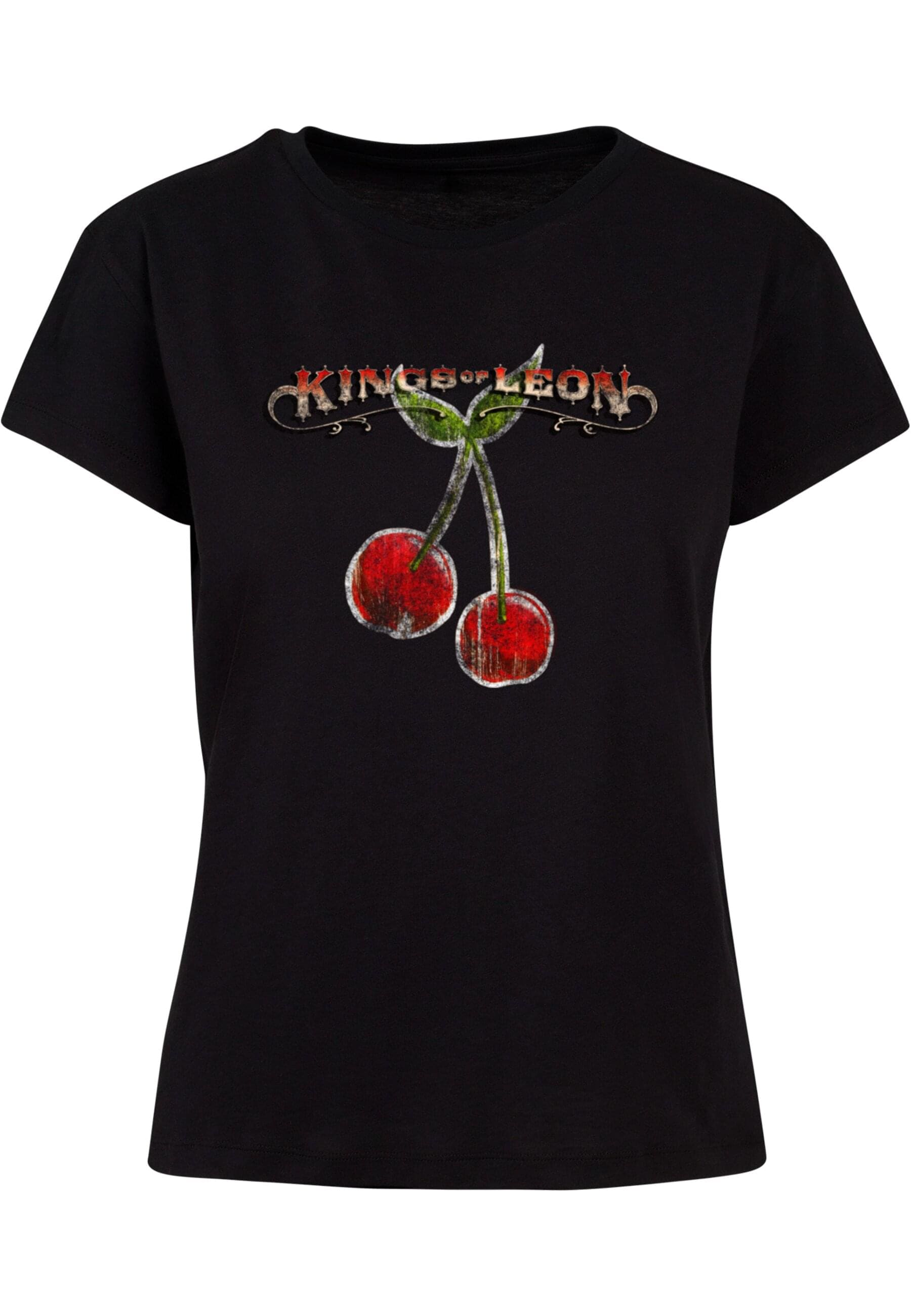 Merchcode T-Shirt "Merchcode Damen Ladies Kings Of Leon - Cherries Box Tee" günstig online kaufen