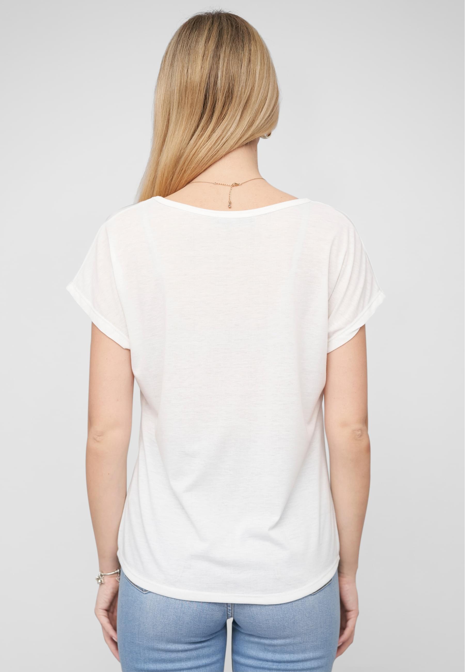 CLOUD 5IVE T-Shirt »CLOUD 5IVE Cloud 5ive T-Shirt Pomegranate Print« 1 Stk.