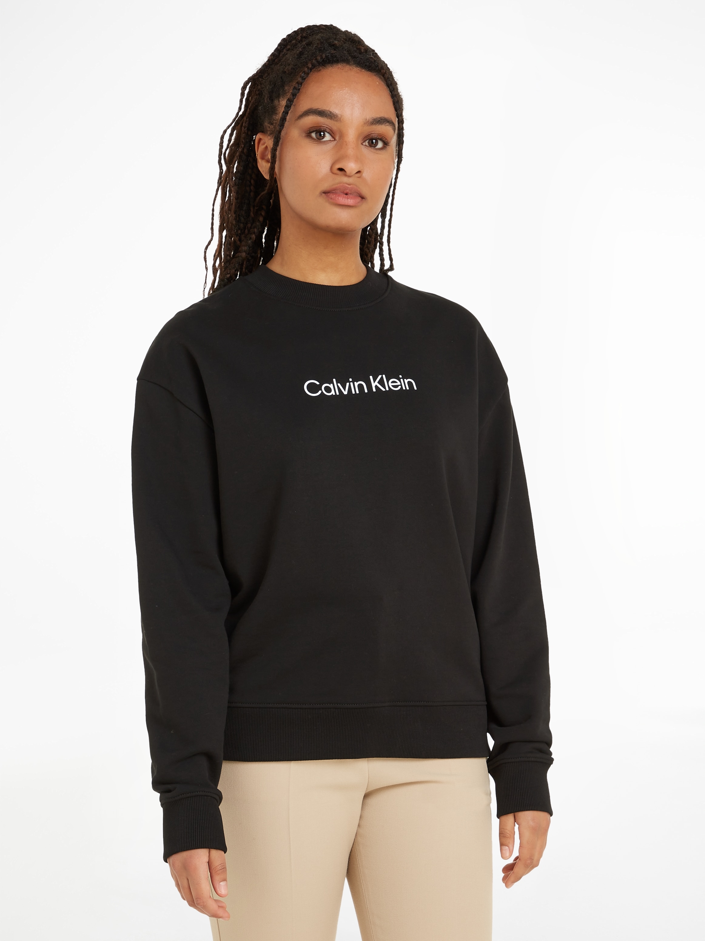 Calvin Klein Sweatshirt HERO LOGO SWEAT met calvin klein print op de borst