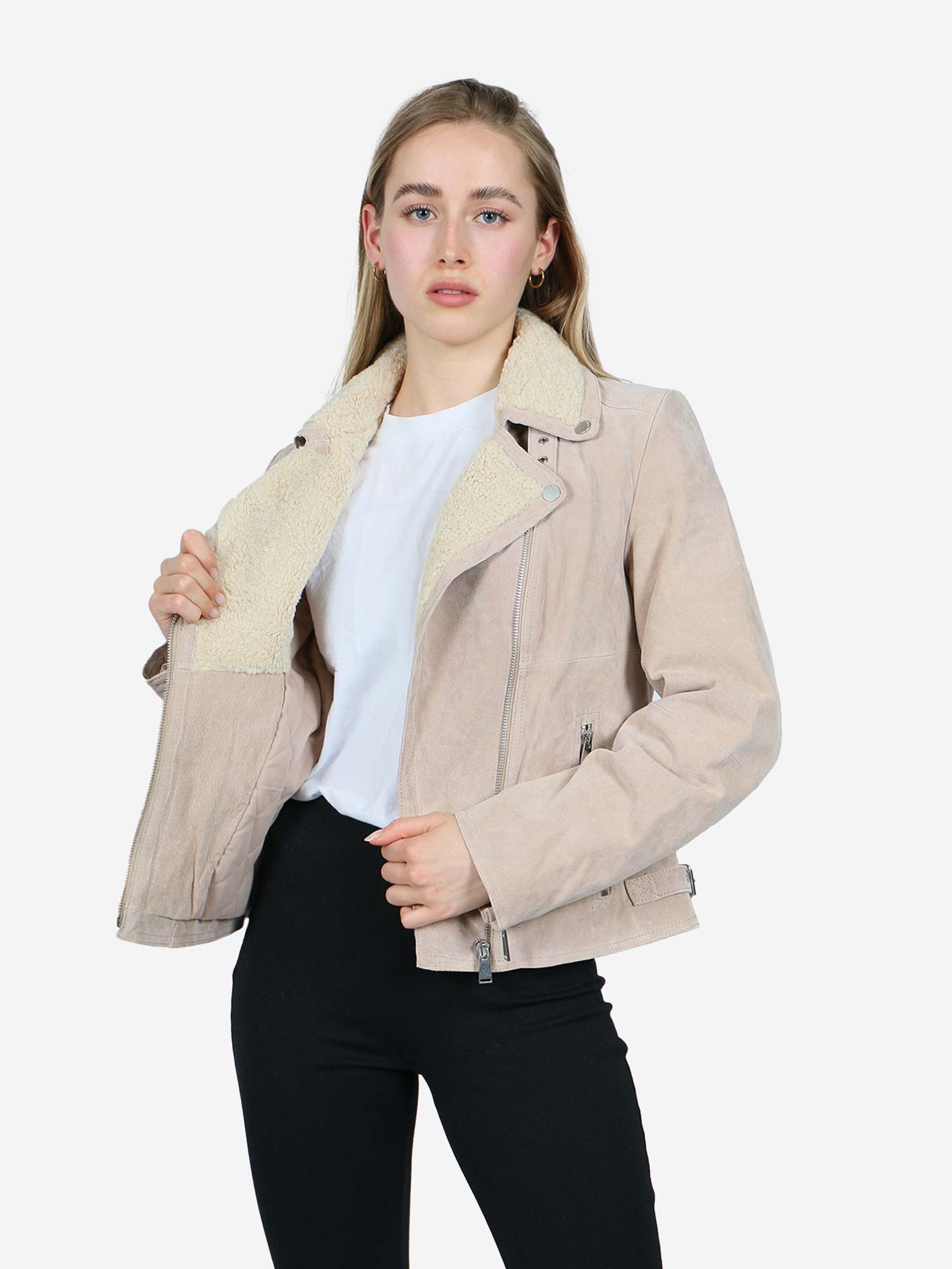 Freaky Nation Lederjacke »Winter Biker Princess PSS«