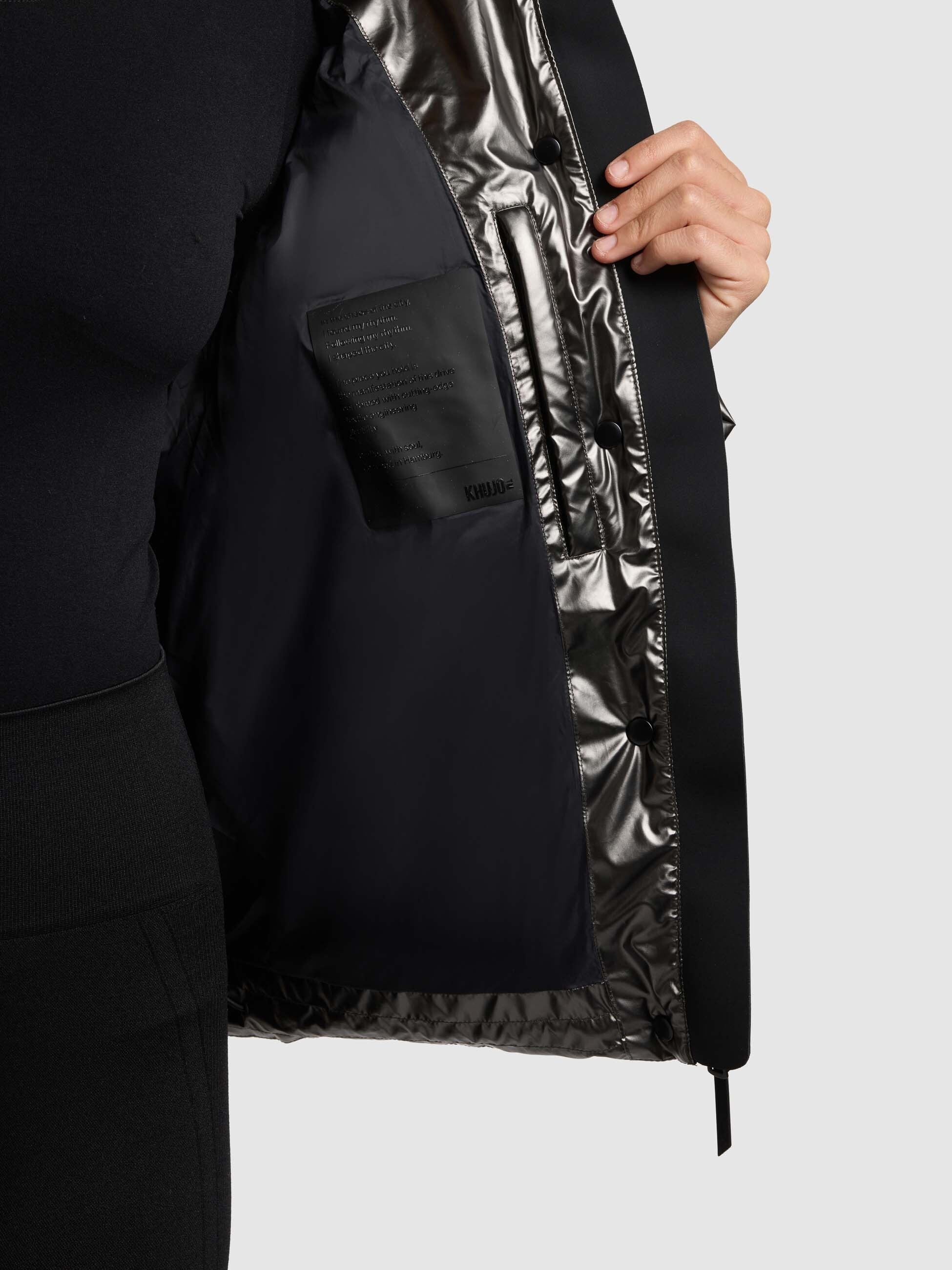 khujo Steppjacke »DEVINA3 SHINY« mit Kapuze