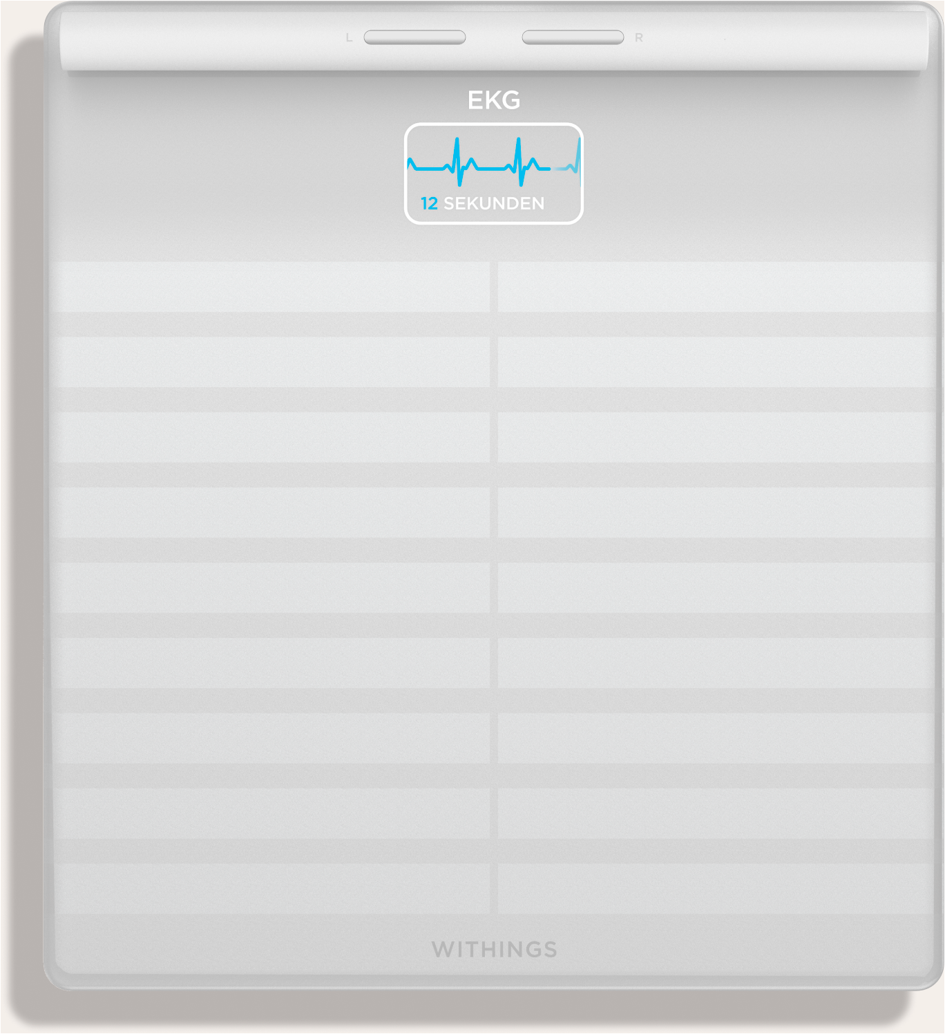 Withings Personenwaage "Body Scan" mit integriertem 6-Kanal-Elektrokardiogr günstig online kaufen