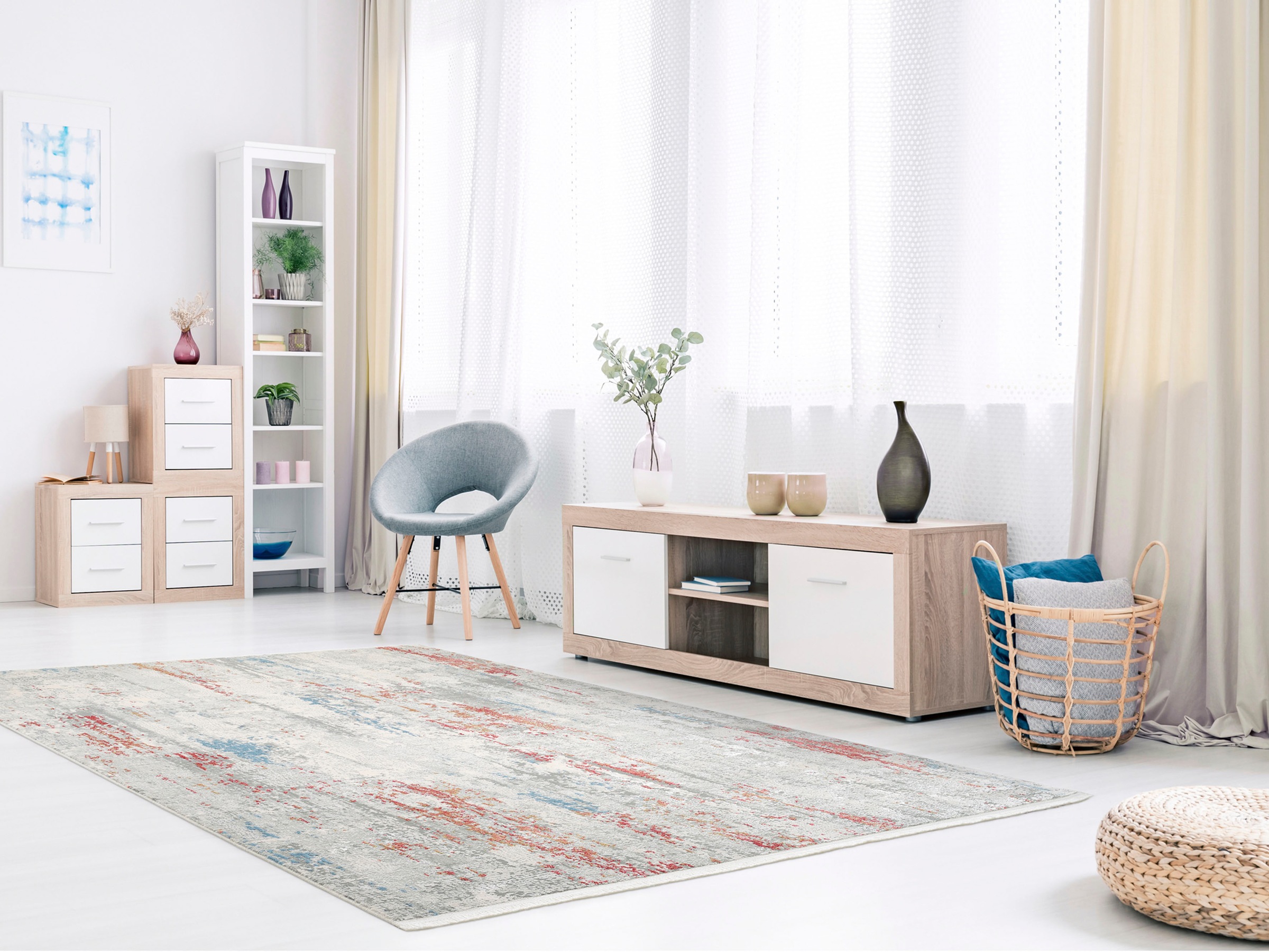 OCI DIE TEPPICHMARKE Teppich "ILLUMINATION MIRA" rechteckig 8 mm Höhe Vinta günstig online kaufen