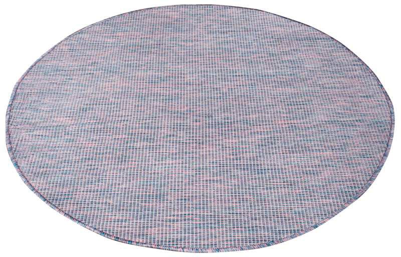 Carpet City Outdoorteppich "PALM2778" rund 5 mm Höhe Wetterfest & UV-bestän günstig online kaufen