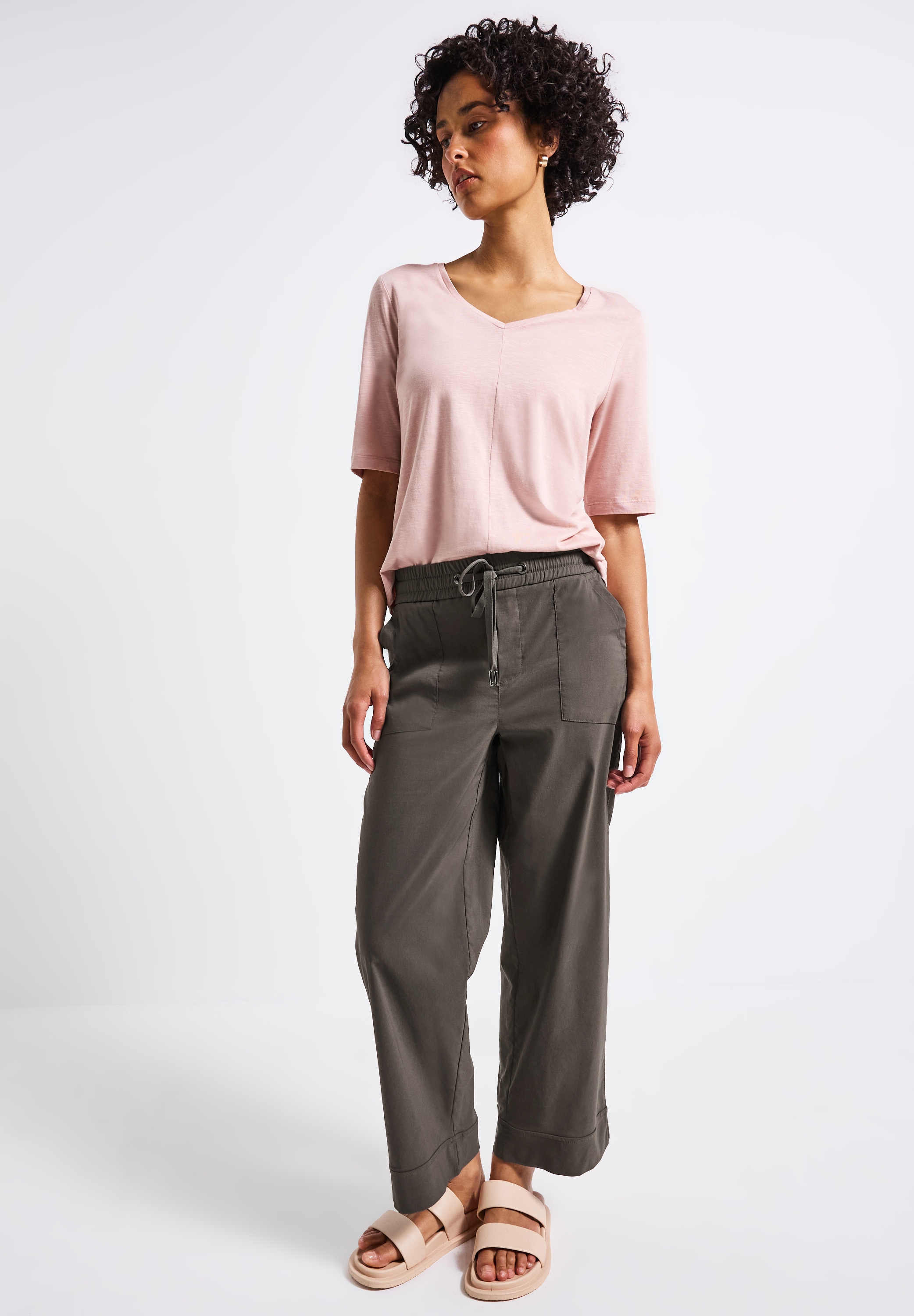 STREET ONE Bermudas, High Waist