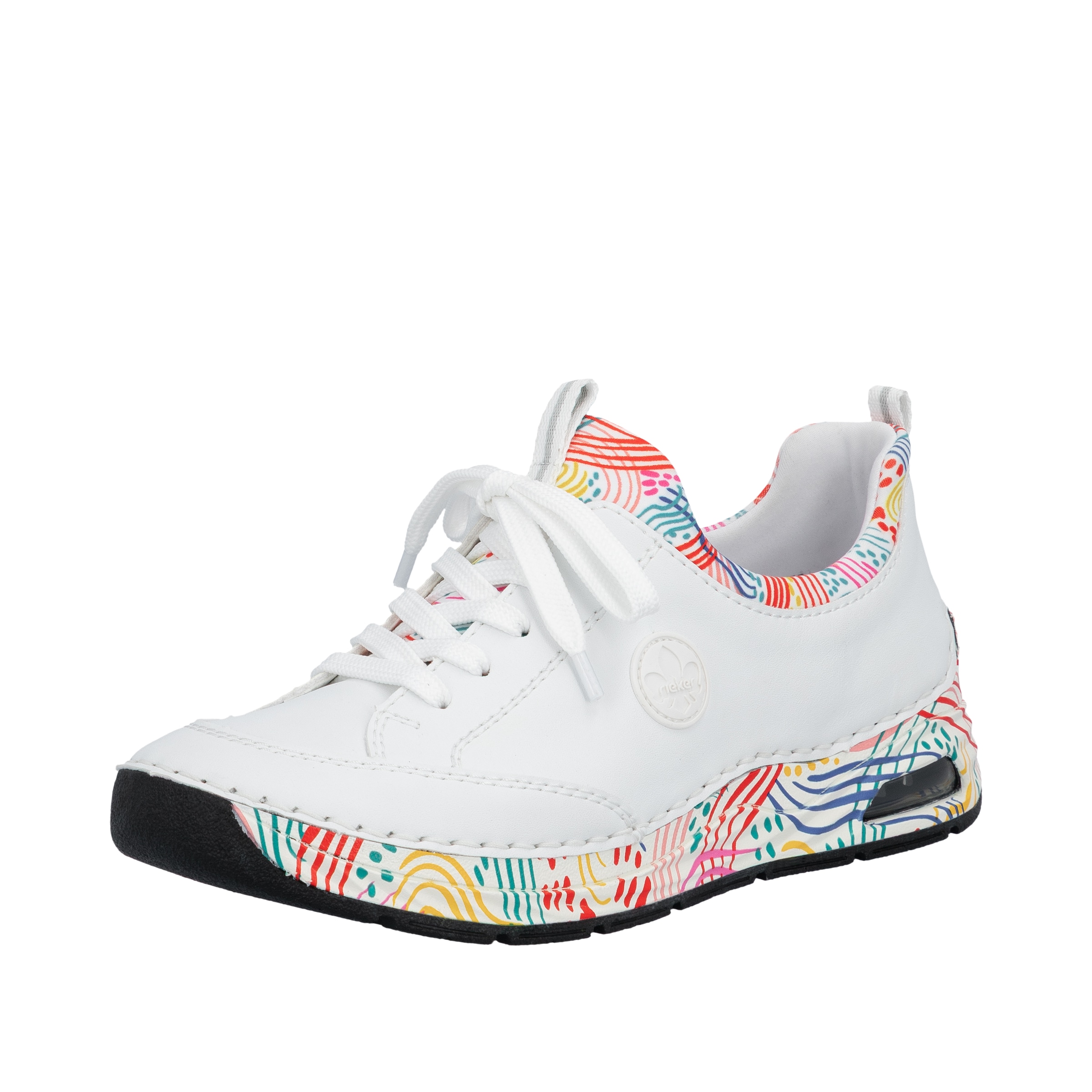 Rieker Slip-On Sneaker Schlupfschuh, Freizeitsneaker, Halbschuh mit elastis günstig online kaufen