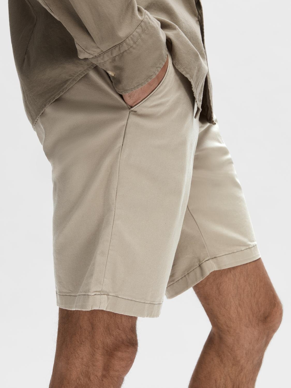 Selected Herren Chino Shorts SLHSLIM-MILES FLEX Mid Waist - Slim Fit günstig online kaufen