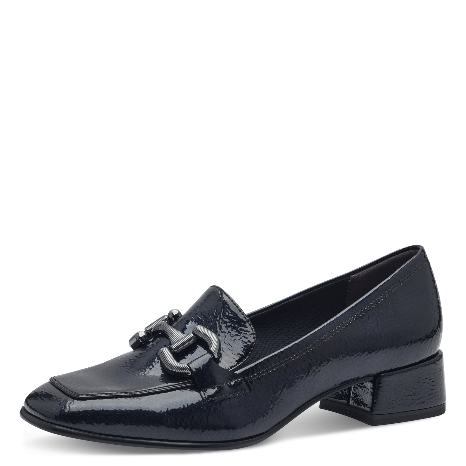 Tamaris Slipper Blockabsatz, Slipper, Businessschuh mit modischer Zierspange