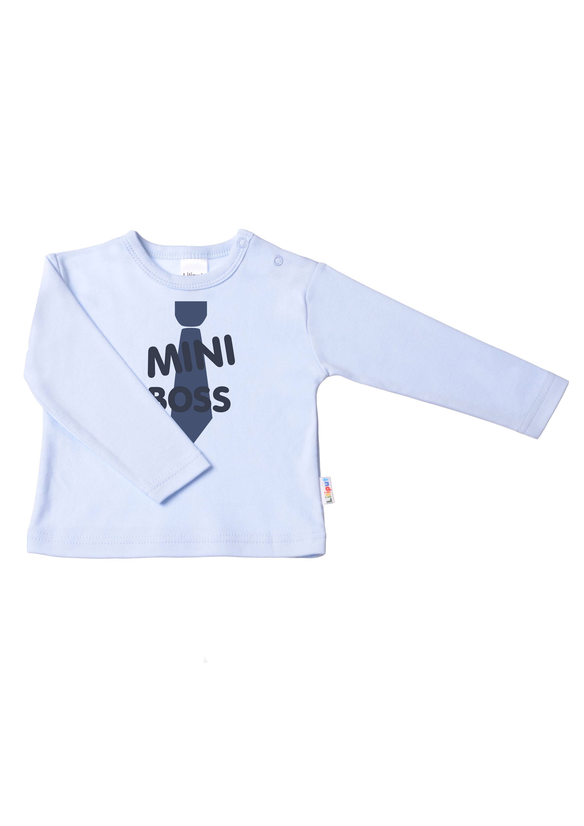 Langarmshirt »Mini Boss«, mit lustigem Frontprint