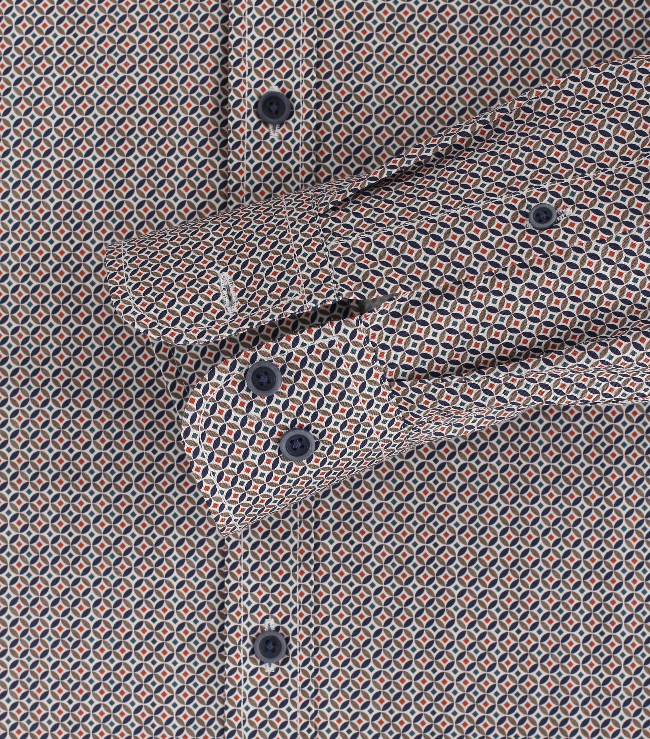 CASAMODA Langarmhemd »CASAMODA Freizeithemd "Green"-Kollektion Print«