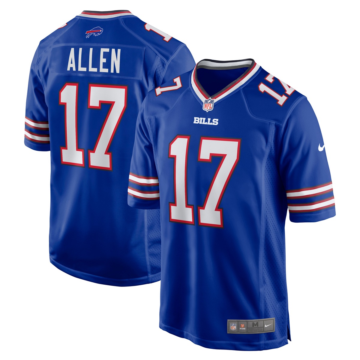 Nike Footballtrikot "Nike Trikot Buffalo Bills NFL Home Game Jersey Allen 17"