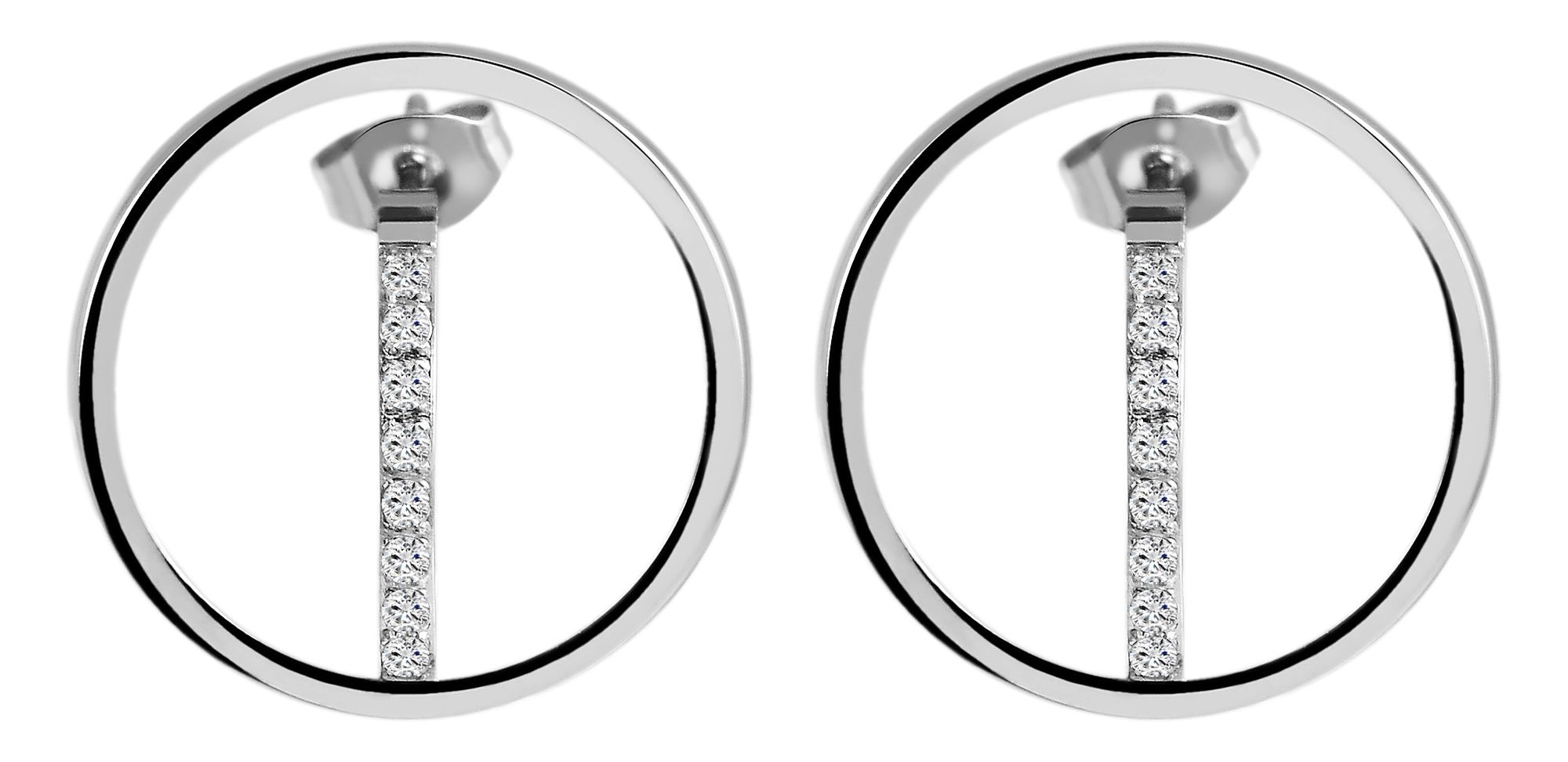 Adelia´s Paar Ohrhänger "Damen Ohrringe – Ohrstecker aus Edelstahl mit Stra günstig online kaufen