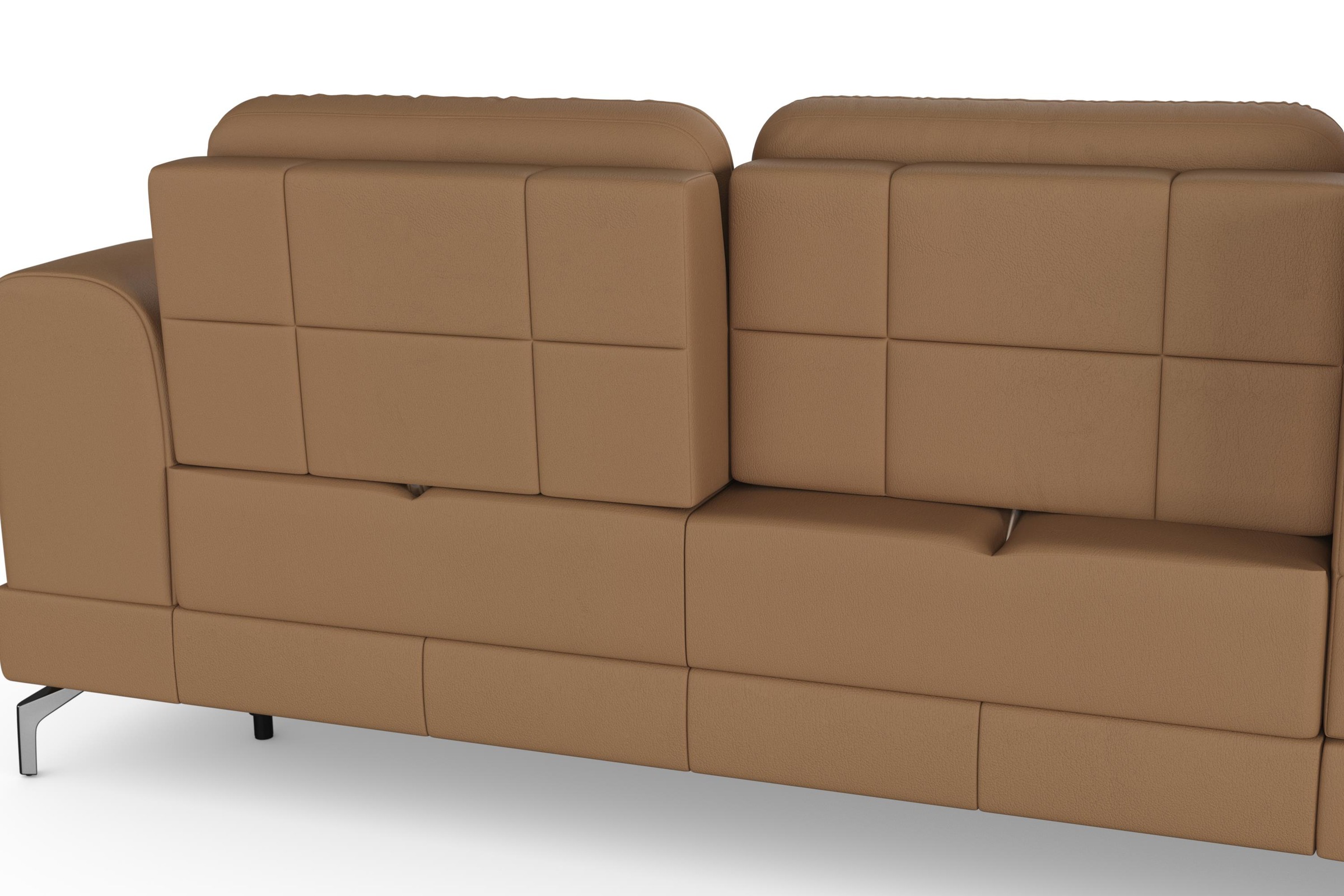 sit&more Ecksofa »Bendigo L-Form«, inklusive Sitztiefenverstellung, Bodenfreiheit 12 cm, in 2 Fußfarben