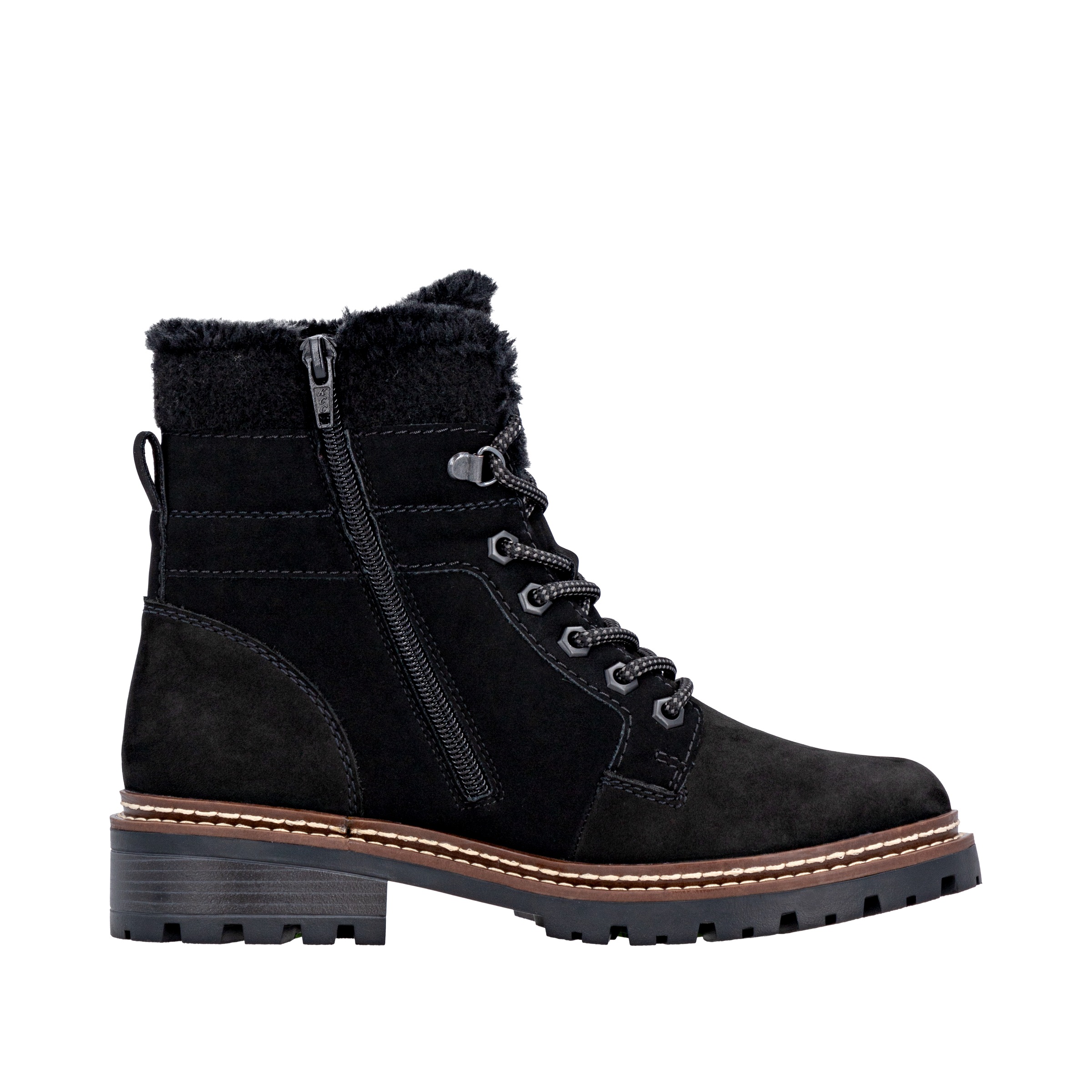 Remonte Winterstiefelette »Elisabeth Hurley-Collection«, Schnürboots mit wasserabweisender TEX-Membran und Fiber Grip