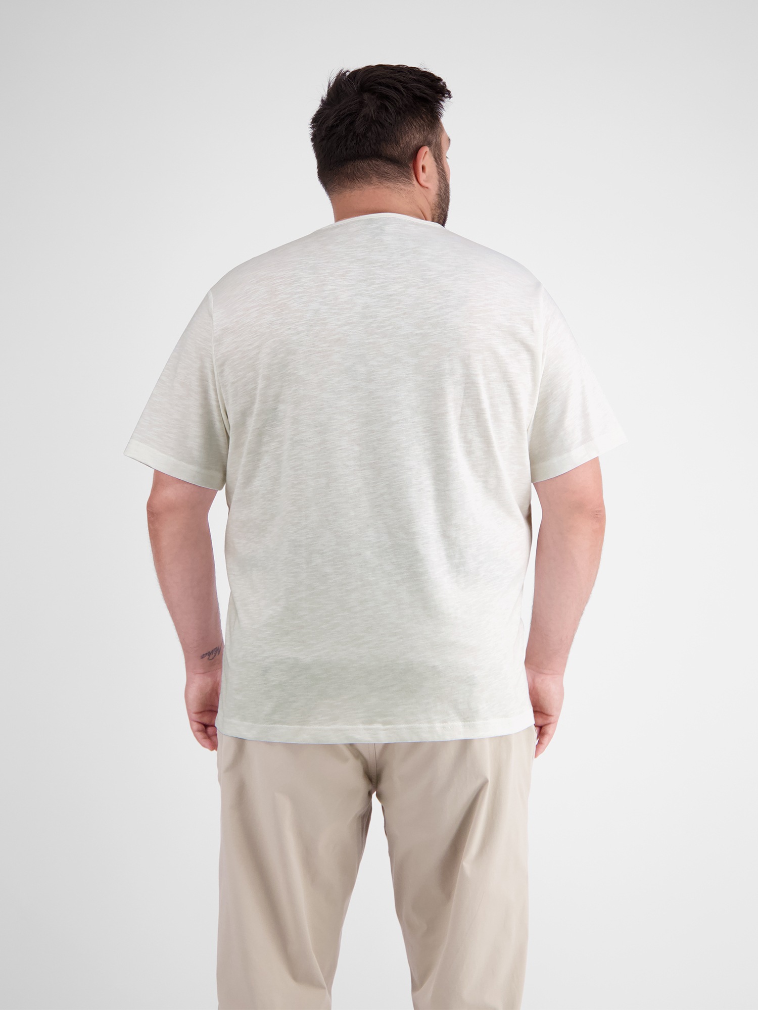 LERROS Henleyshirt "Unifarbenes Serafino-Shirt in Großen Größen" günstig online kaufen