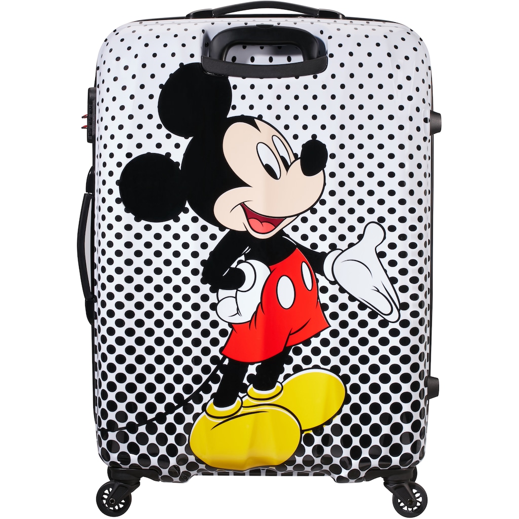 American Tourister® Hartschalen-Trolley »Disney Legends, Mickey Mouse Polka Dots, 75 cm«, 4 Rollen