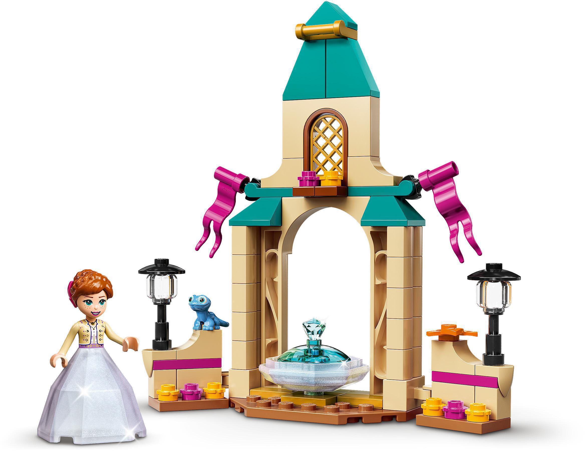 LEGO® Konstruktionsspielsteine »Annas Schlosshof (43198), LEGO® Disney«, (74 St.)