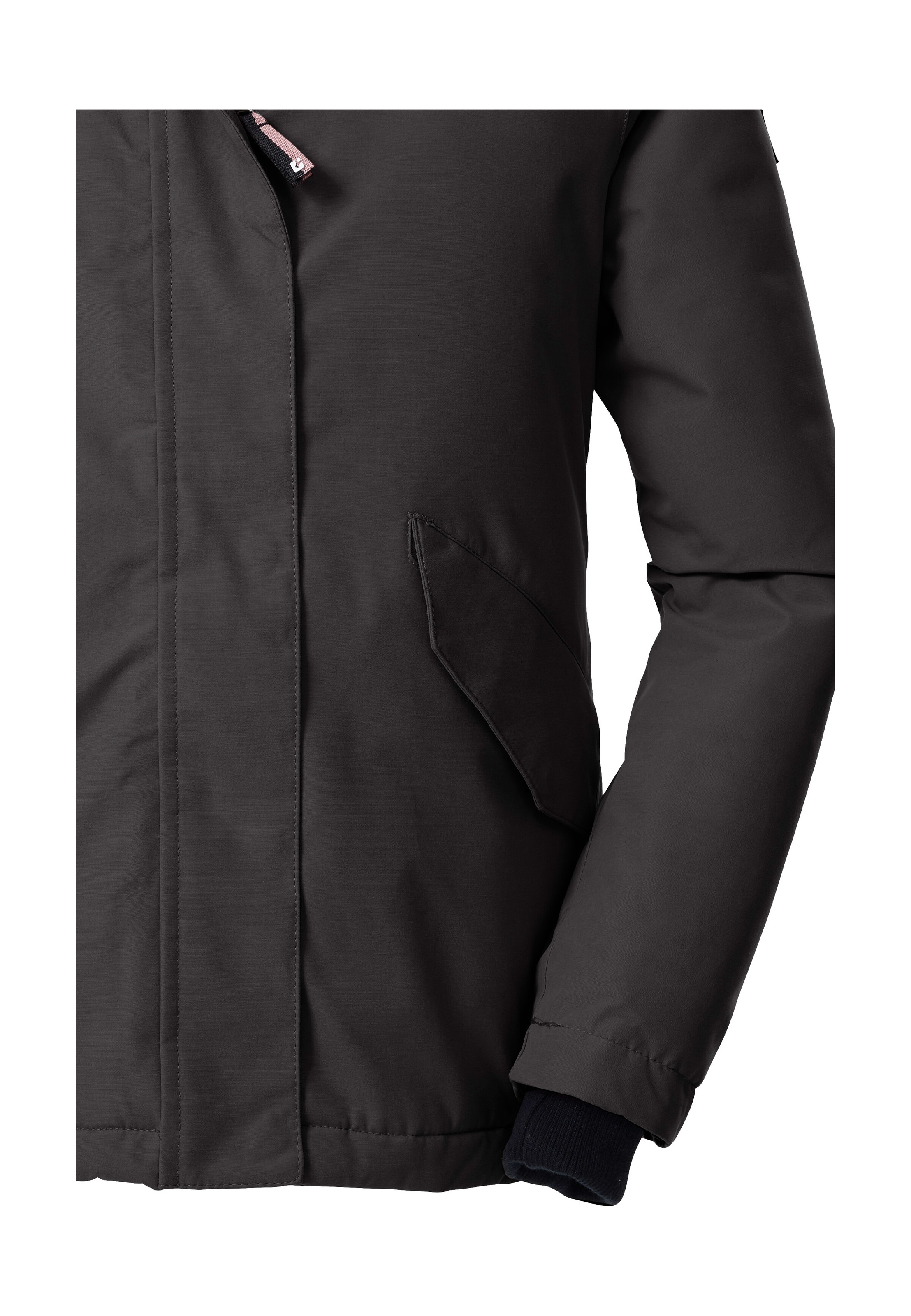 Killtec Funktionsjacke »KOW 235 GRLS JCKT«, Wind- und wasserdichte Kids-Jacke mit Teddyfell, PFAs-frei imprägniert
