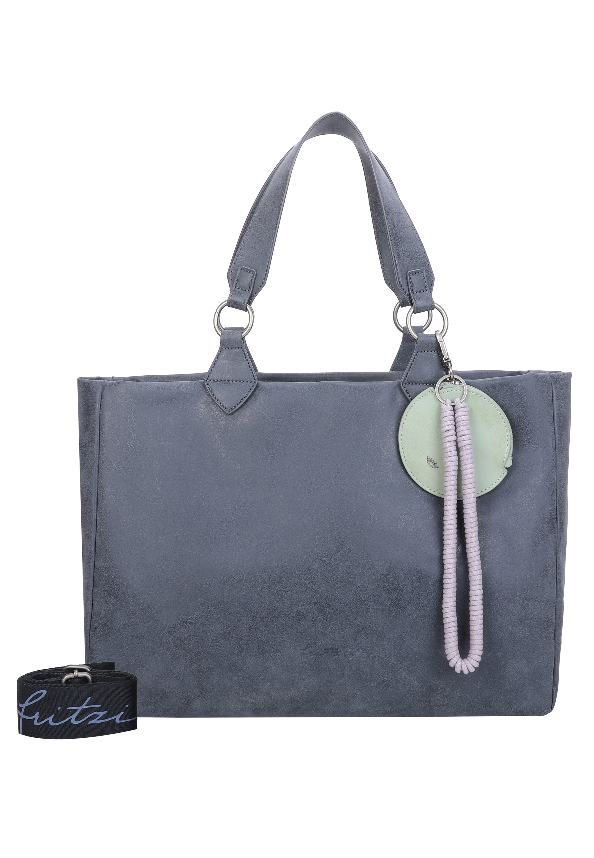 Fritzi aus Preußen Henkeltasche "Izzy Vintage" mit Taschen-Anhänger und Schlüsselschlange
