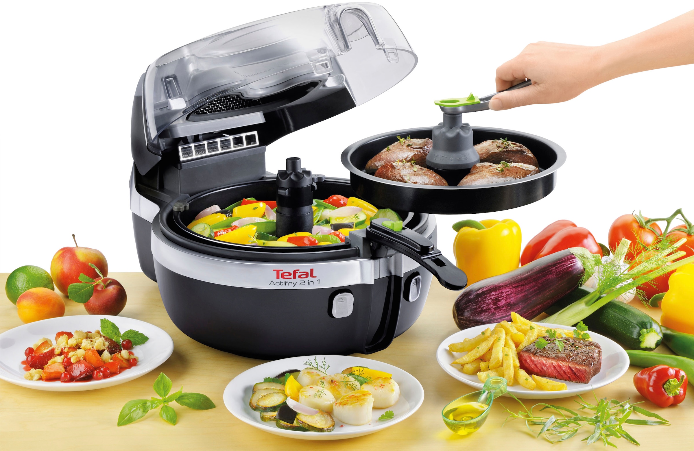 Купить Tefal Heissluftfritteuse YV9601 ActiFry 2in1, 1400 Watt Fritteuse на  Аукцион DE из Германии с доставкой в Россию, Украину, Казахстан