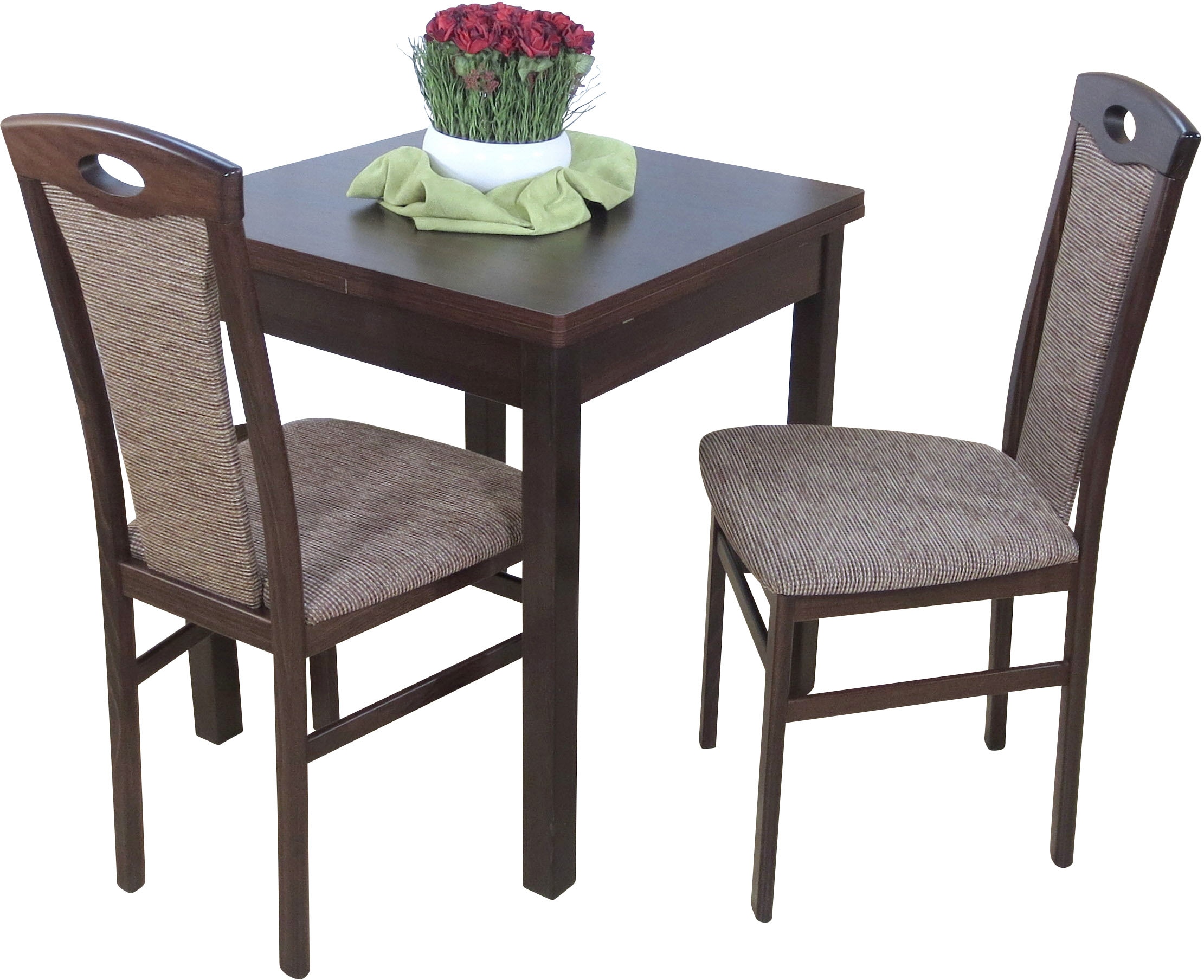 Essgruppe »3tlg. Tischgruppe«, (Spar-Set, 2 tlg., 3tlg. Tischgruppe), Stühle montiert
