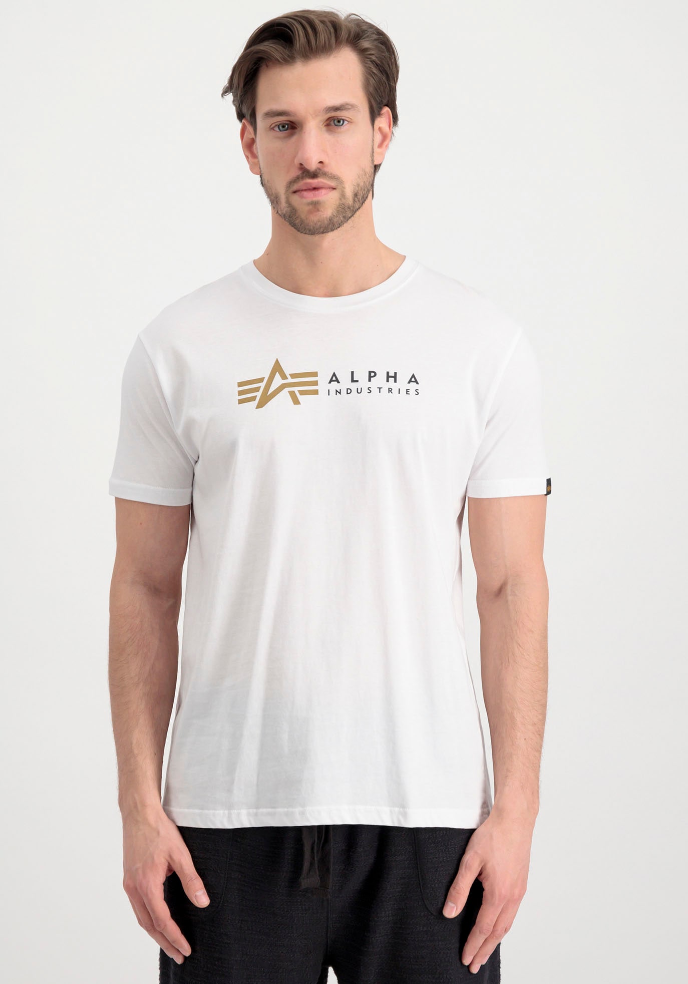 Alpha Industries Kurzarmshirt »ALP-Alpha Label T« bestellen BAUR | ▷