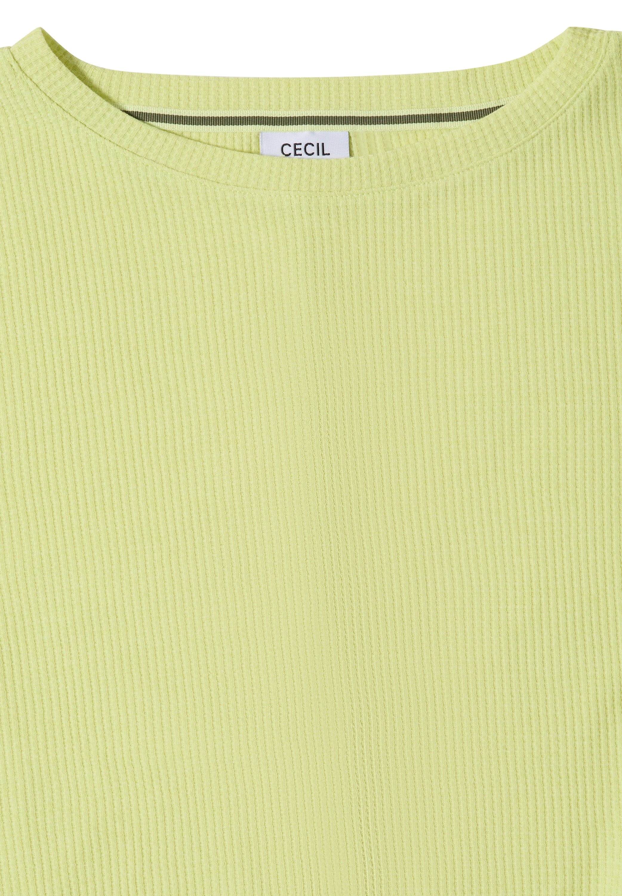 Cecil 3/4-Arm-Shirt mit Waffelstruktur