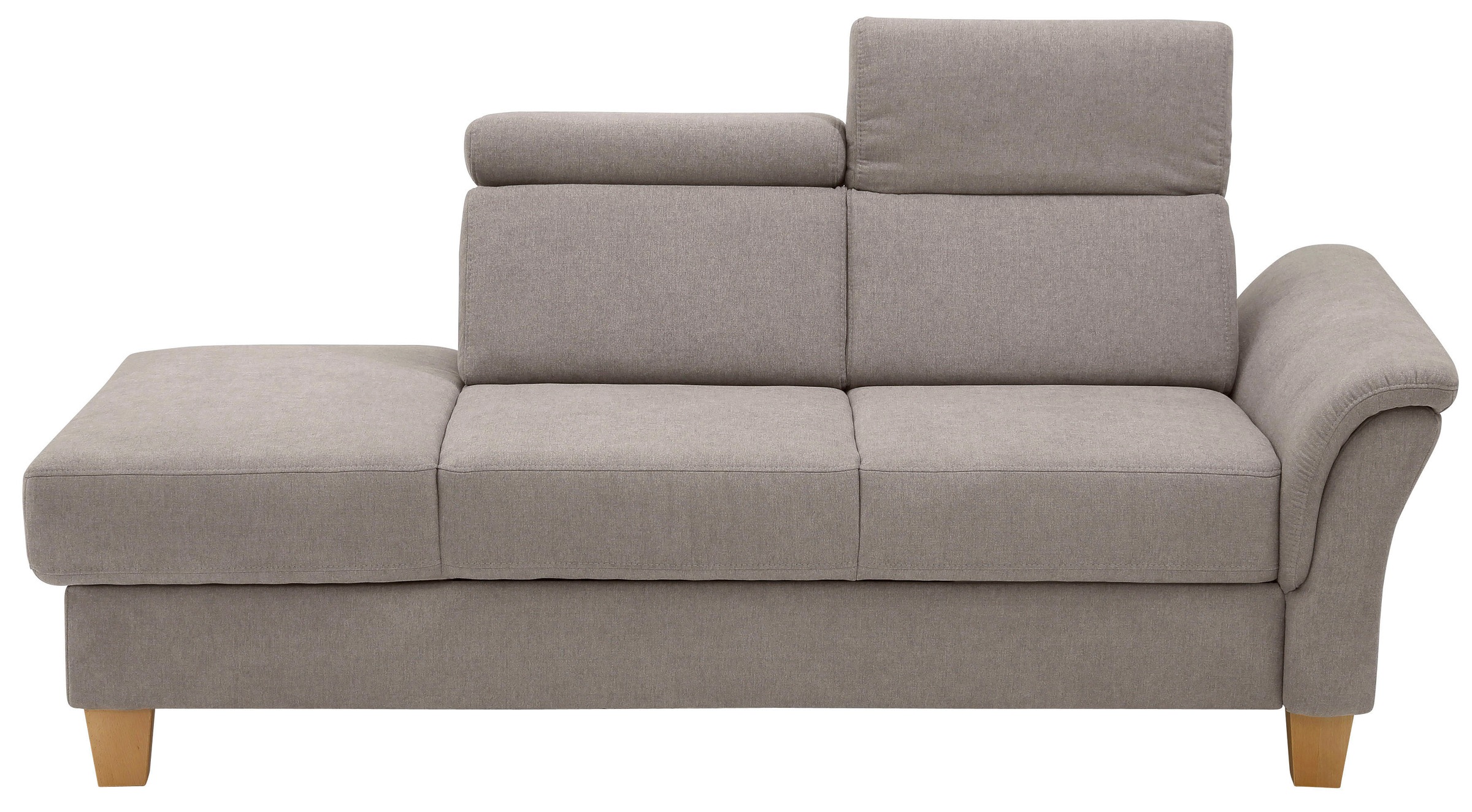 Home affaire Recamiere "Conville" incl. Kopfteilverstellung, Federkern, wah günstig online kaufen