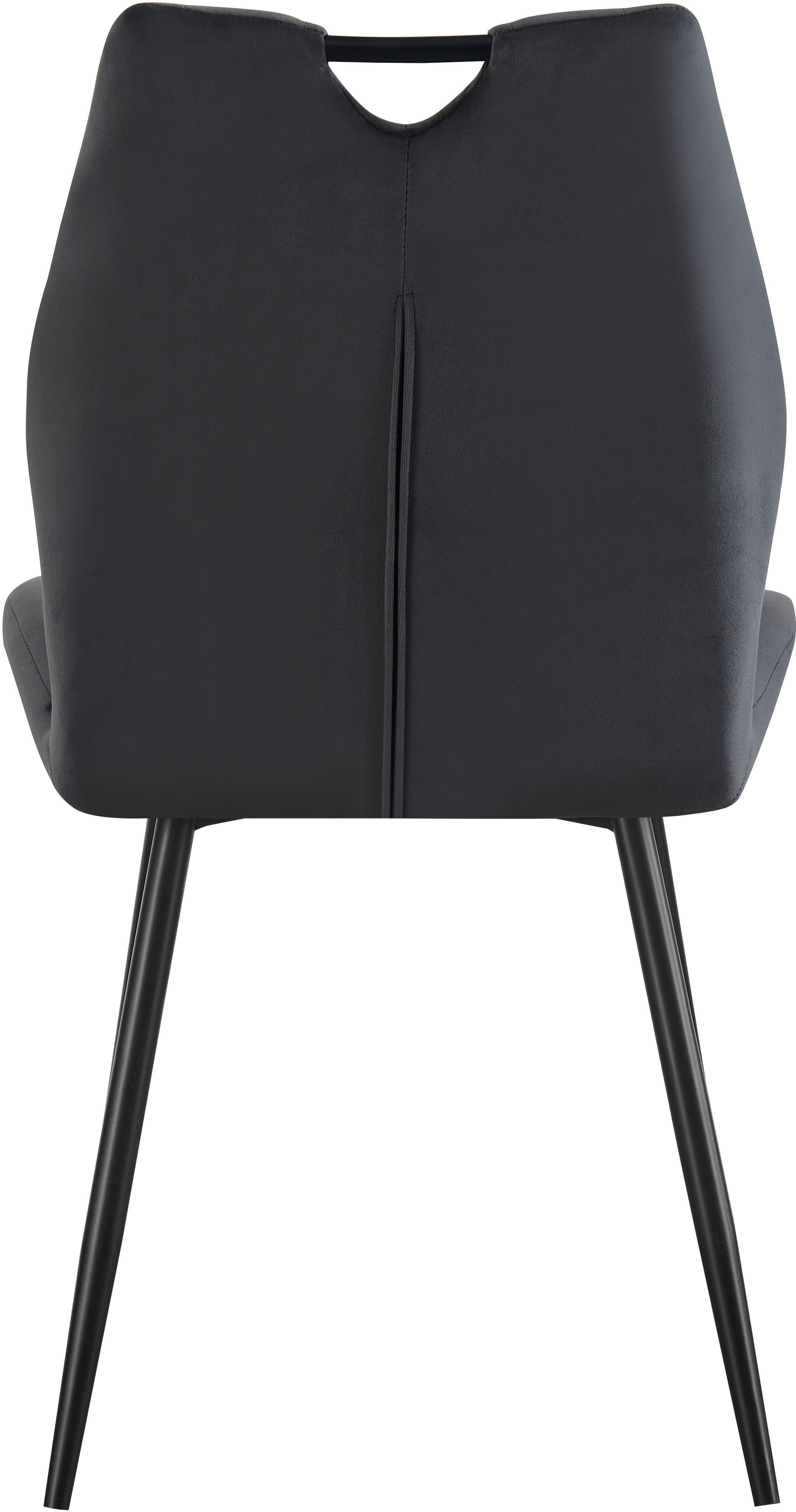 Home affaire Esszimmerstuhl »KILLAM, 2er Set, mit Metallgestell in matt schwarz« (Set) 2 Stk.in verschiedenen Farben, Belsatbarkeit pro Stuhl 120 kg, 360° drehbar