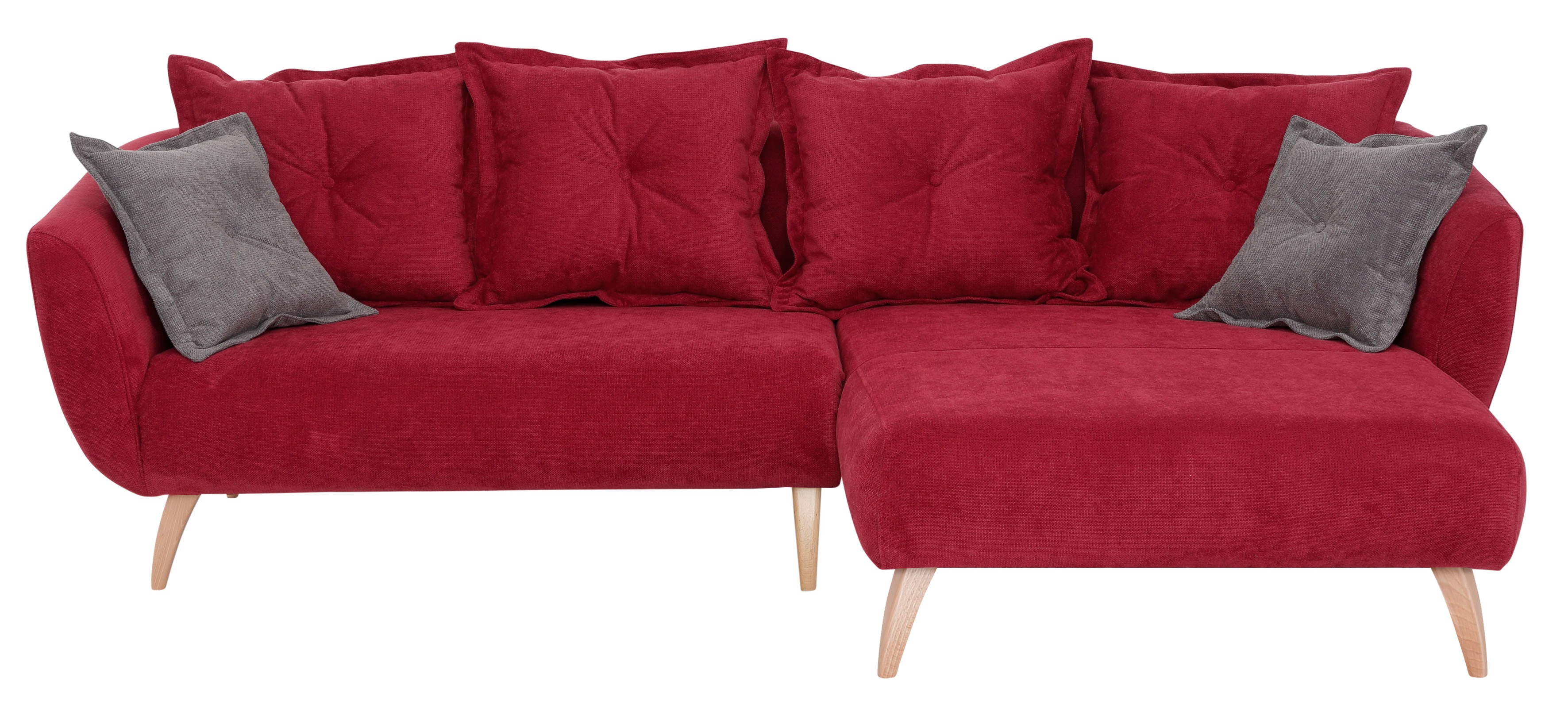 Thumbnail - Home affaire Ecksofa "Baggio formschöne Polsterecke, bequem, Breite 277cm, L-Form", Zierkissen inklusive