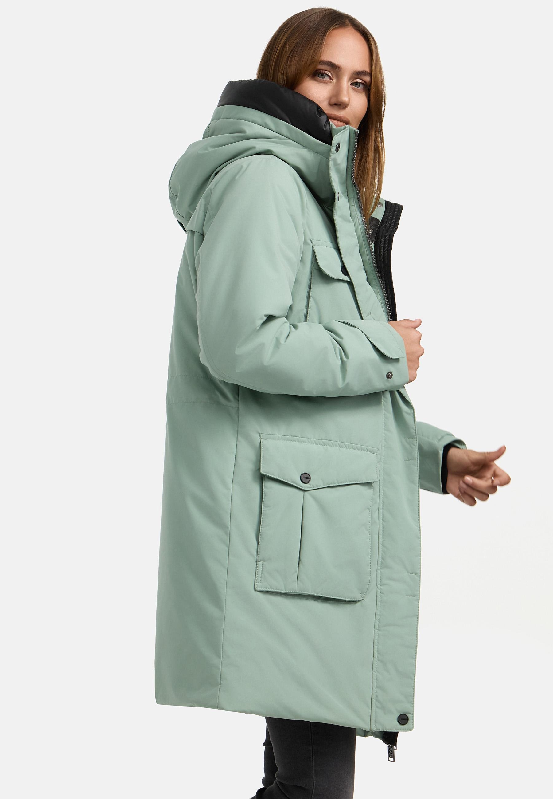 Navahoo Winterjacke »Eissturm 14«, mit Kapuze, Wasserabweisende Jacke mit Kapuze