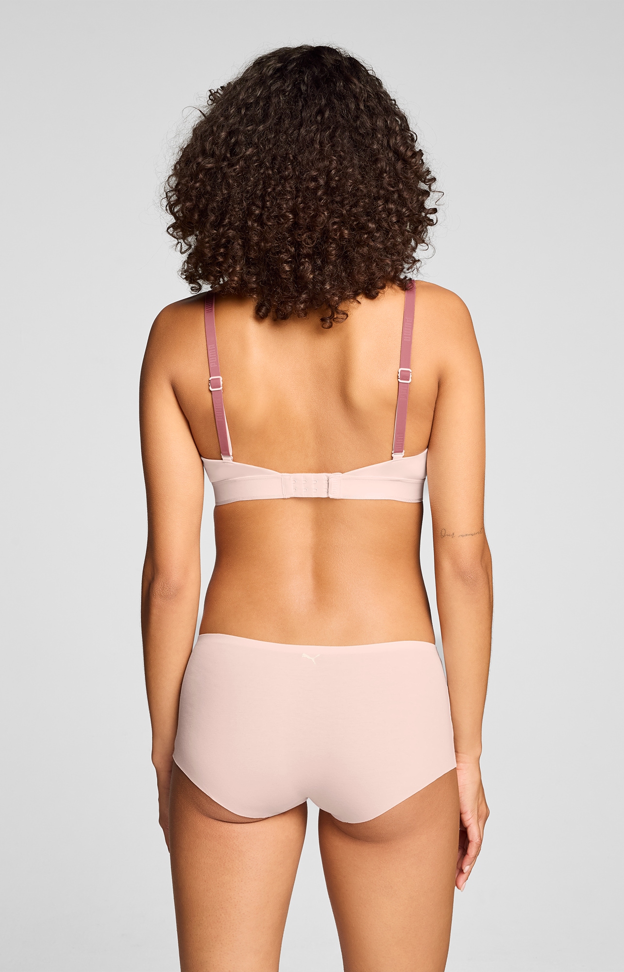 PUMA Panty »PUMA WOMEN INVISIBLE COTTON MINI SHORTS« 2erPack,  nahtlose Ränder für eine unsichtbare Passform