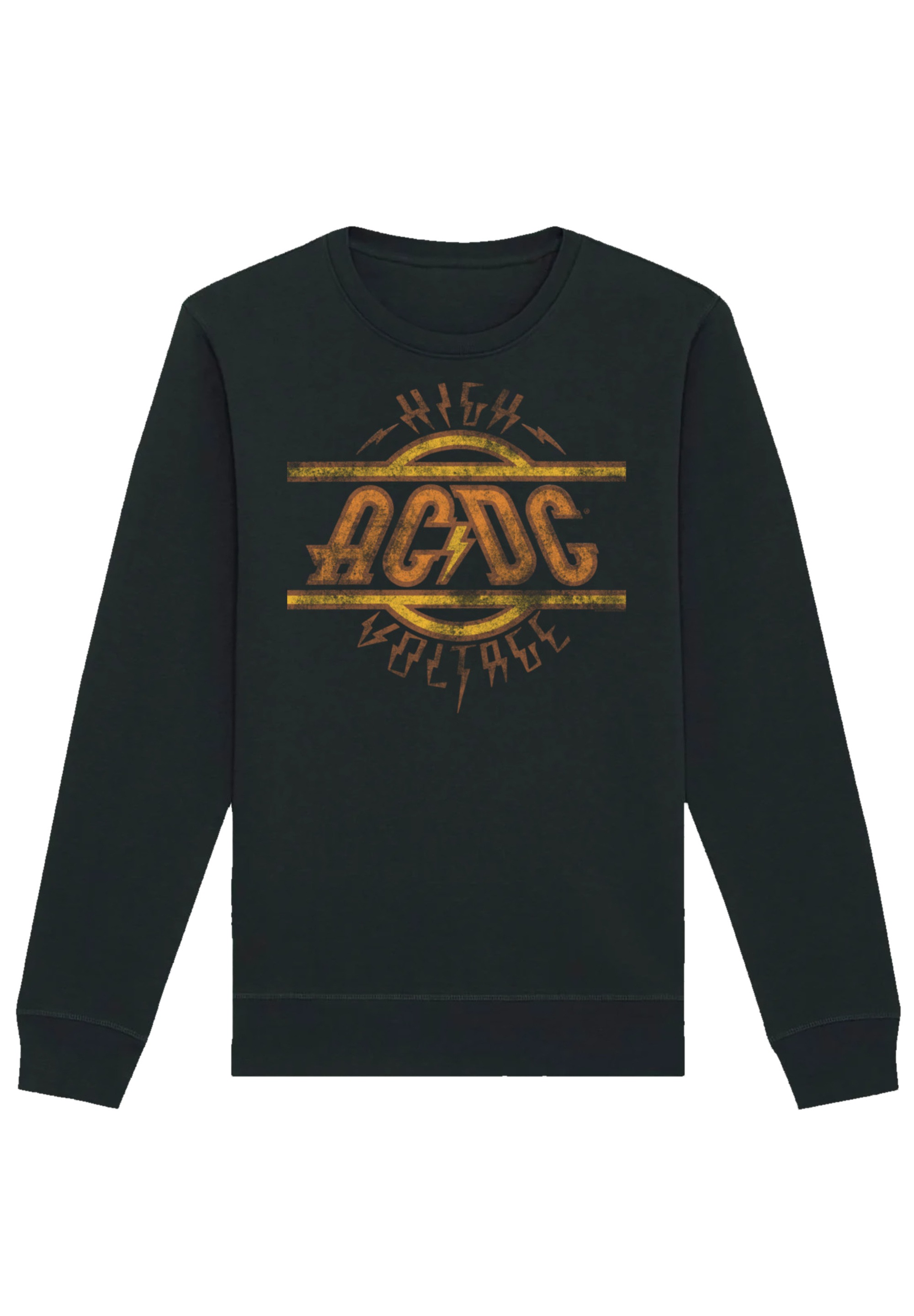 F4NT4STIC Sweatshirt "AC/DC Rock Musik Band High Voltage Logo Distressed", günstig online kaufen