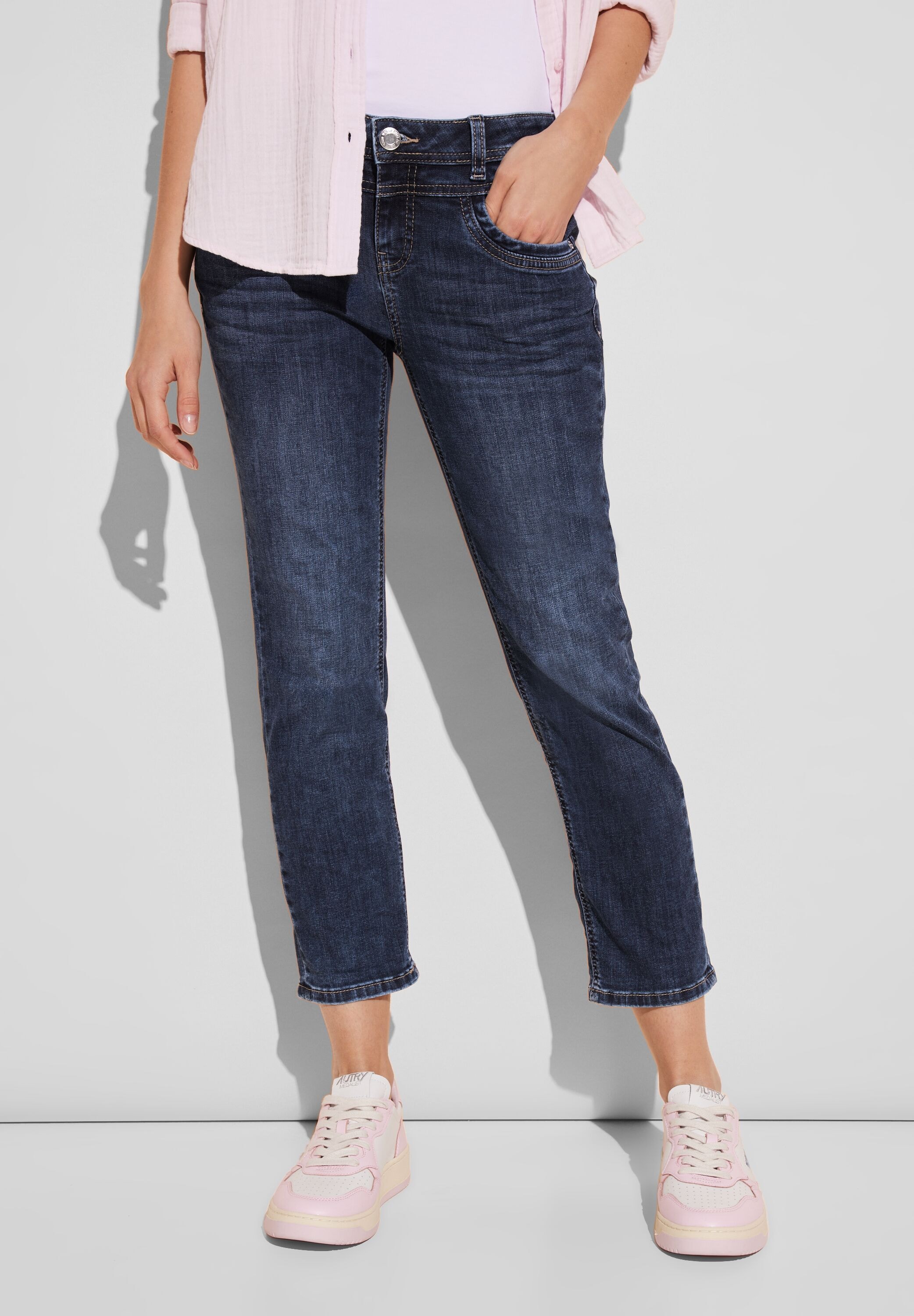 STREET ONE Slim-fit-Jeans, lässig