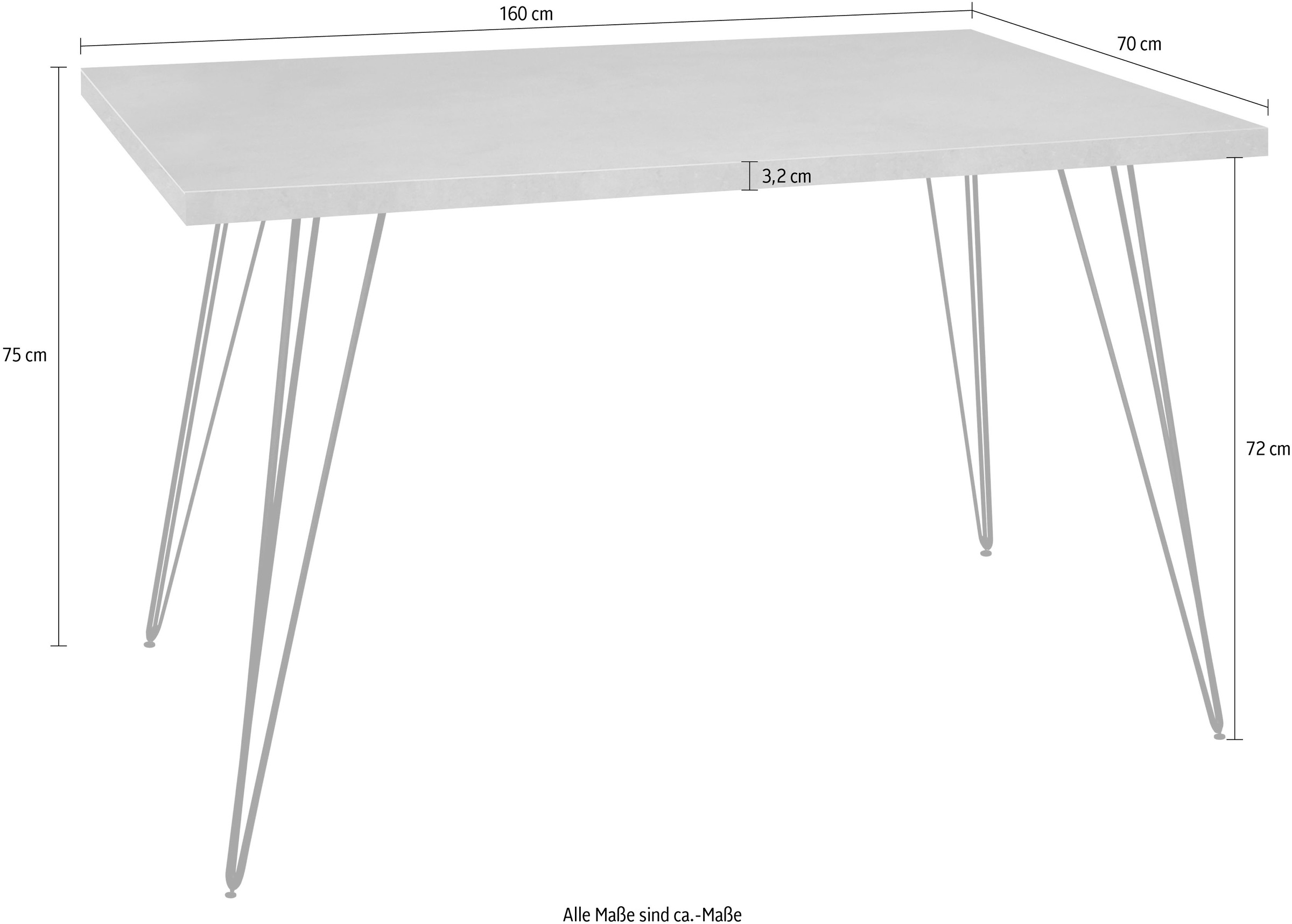 Mäusbacher Schreibtisch »Big System Office«, Breite 160 cm