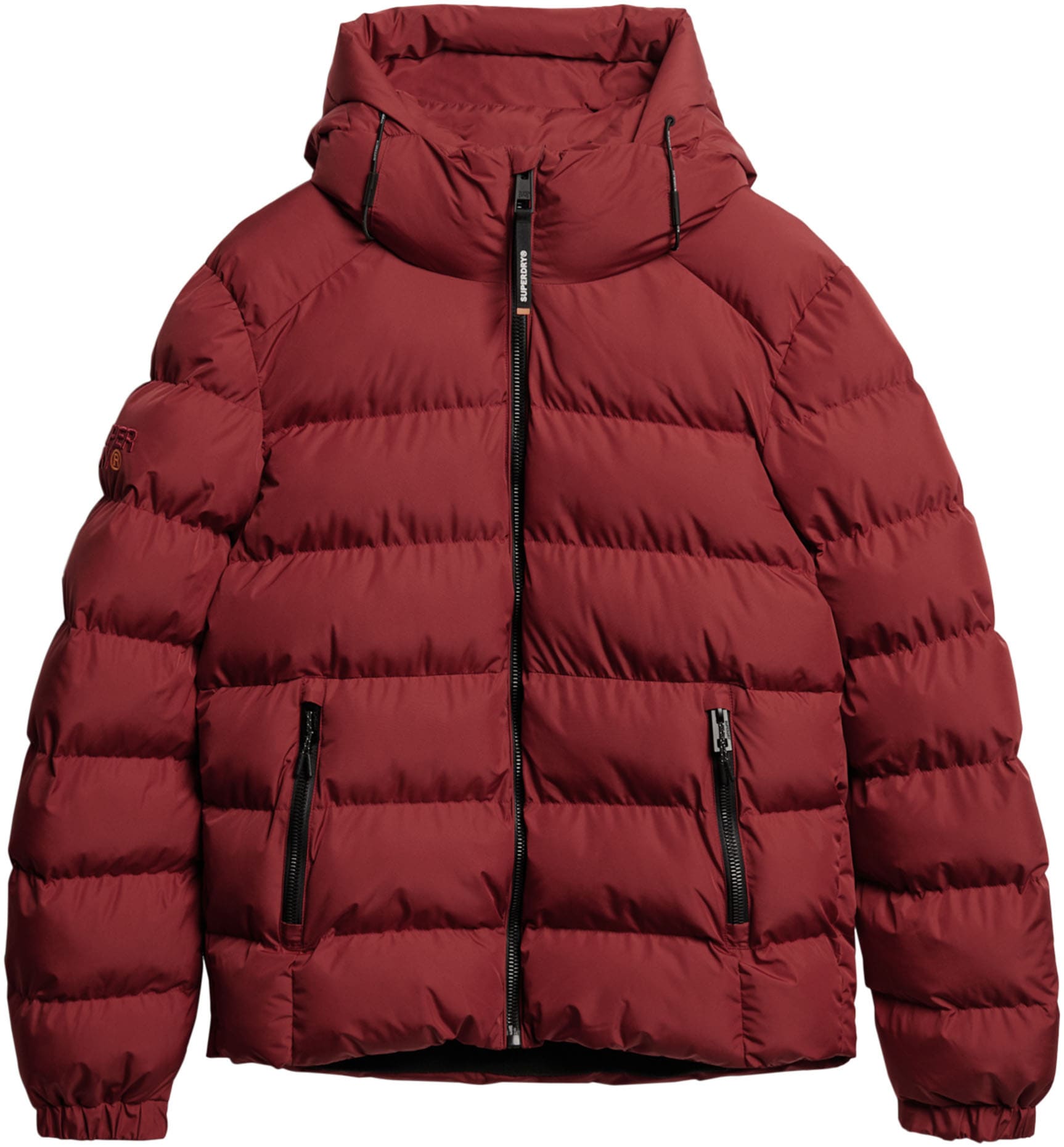 Superdry Steppjacke »HOODED SPORTS PUFFER JACKET«, mit Kapuze