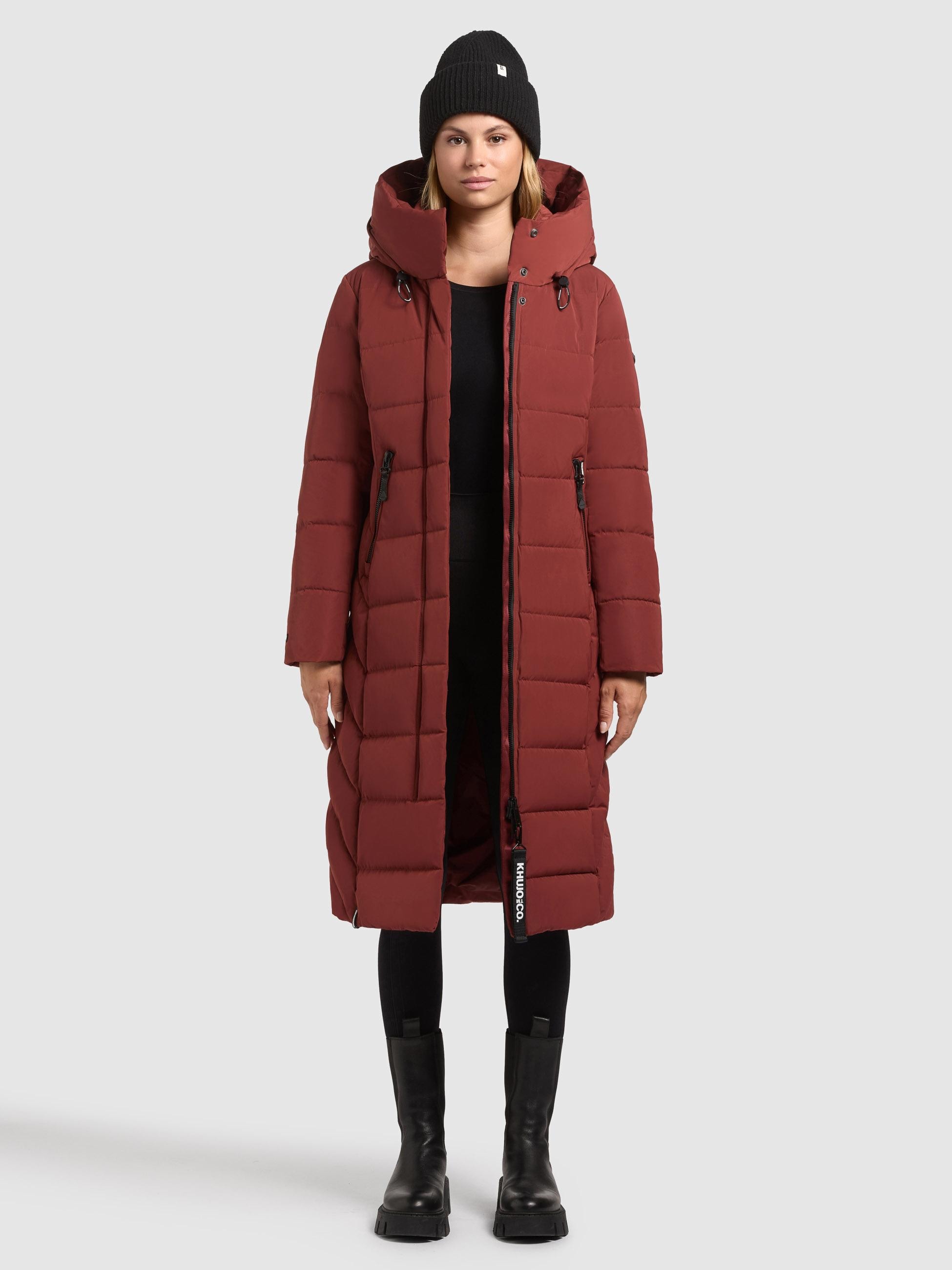 khujo Wintermantel »Sensy-YM«, Warmer Steppmantel mit Kapuze