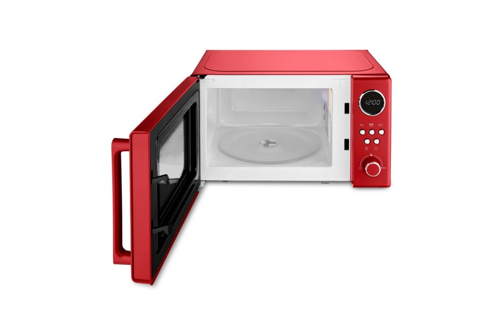 Medion® Mikrowelle »MD 15000 rot«, Mikrowelle, 1050 W, im Retro-Design, 800 Watt, 5 Leistungsstufen