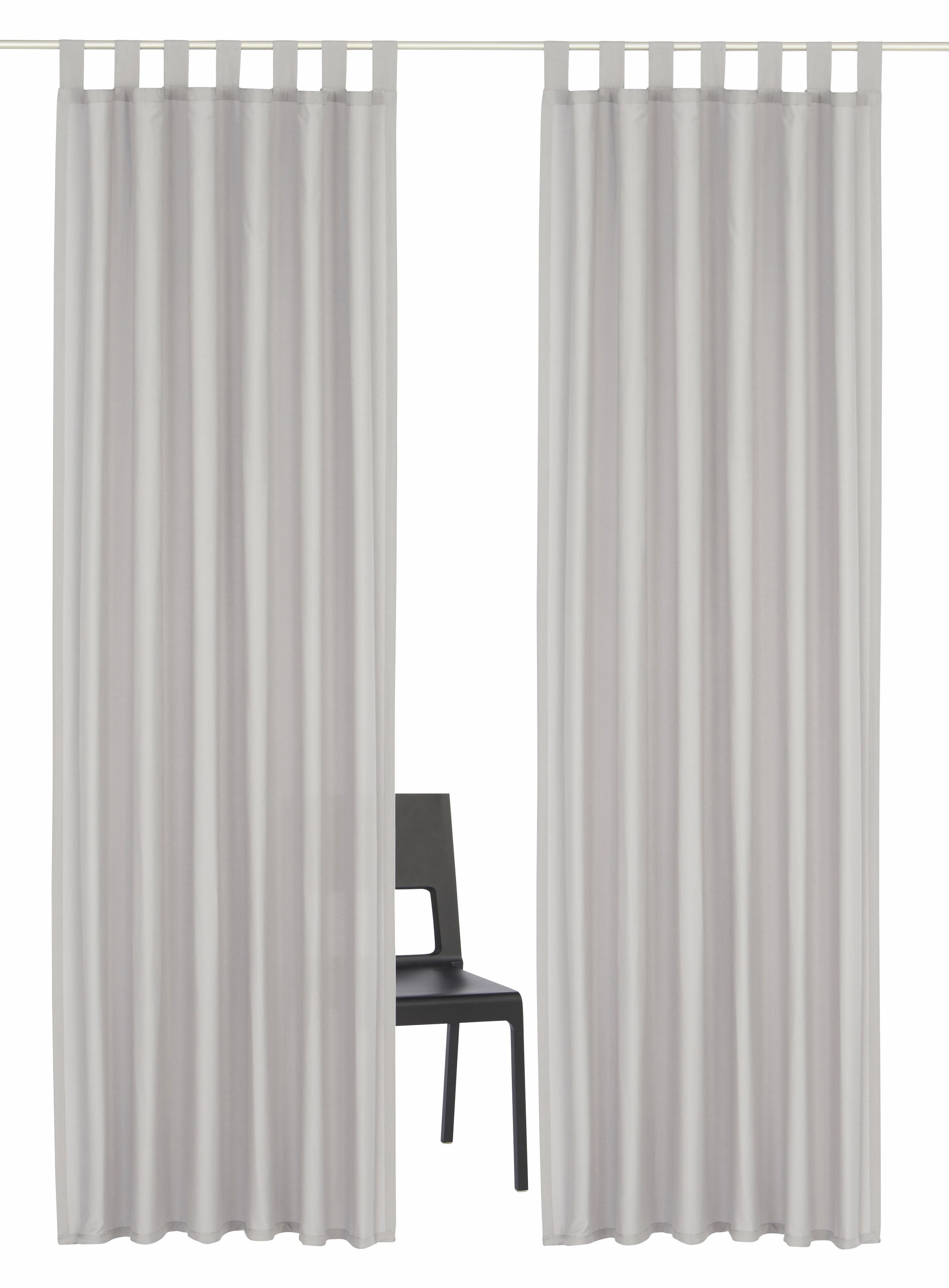 my home Vorhang "Parry" Schlaufen 2 Stk. tlg. 2-er Set, blickdicht, monochr günstig online kaufen