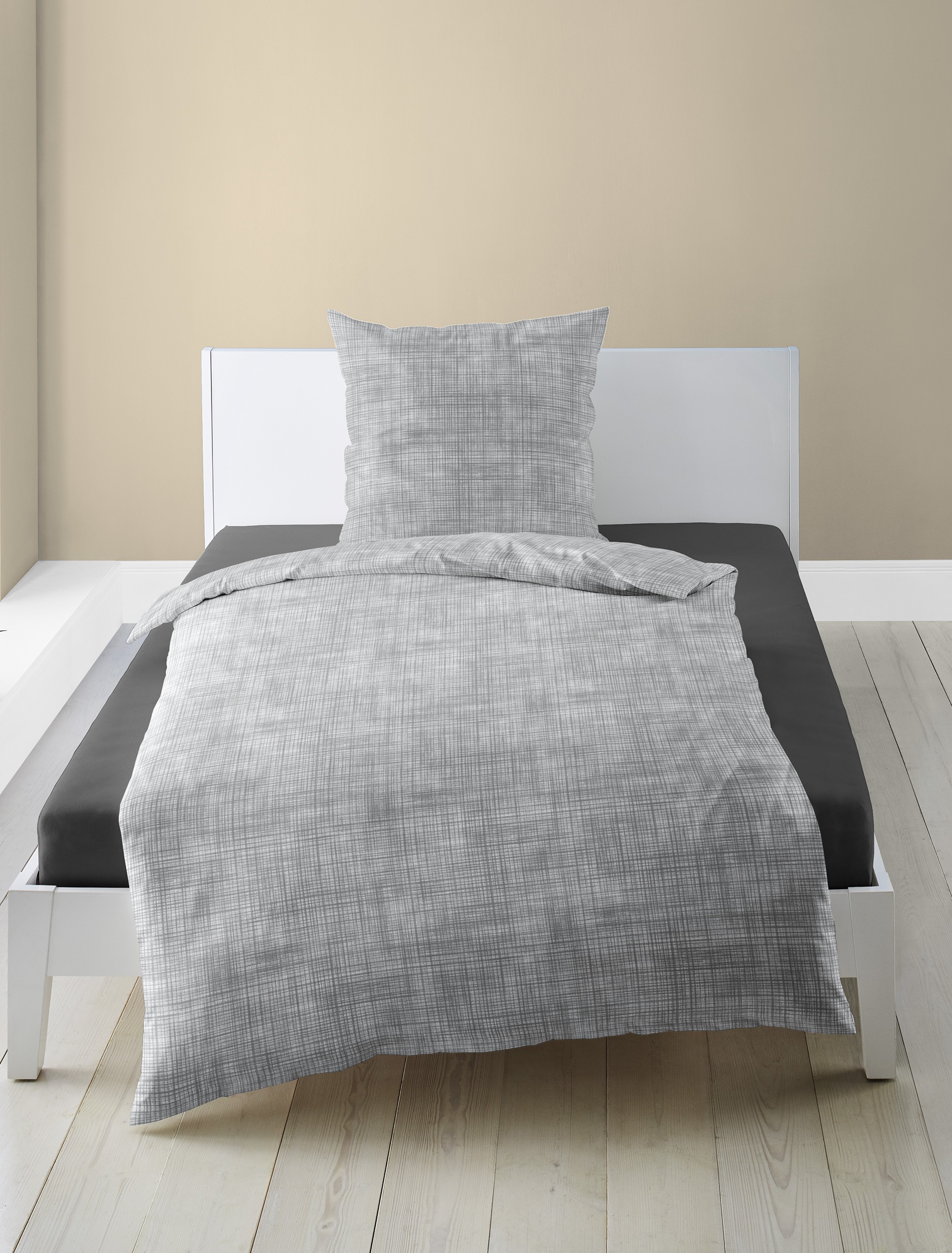 BIERBAUM Bettwäsche "4172" 2 Stk. tlg. Mako-Satin, 100 % Baumwolle, pflegel günstig online kaufen