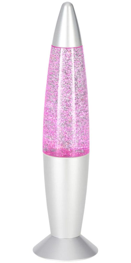 EGLO LED Tischleuchte »GLITTER« LED-Modul 1 Stk. LED Lavalampe Glitter, RGB Glitzerlampe mit Timer und Farbwechsel