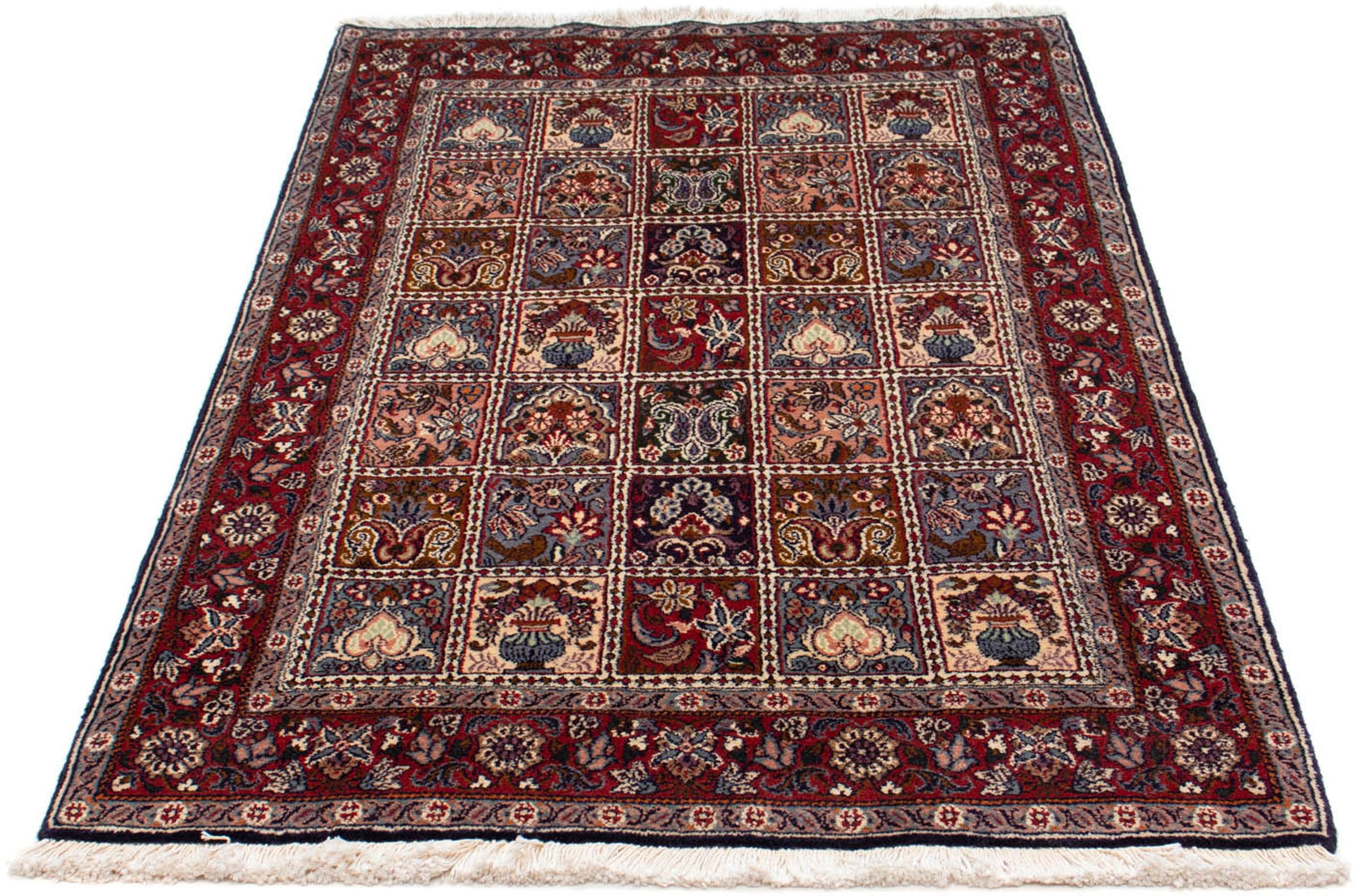 morgenland Orientteppich "Perser - Classic - 154 x 100 cm - braun", rechteckig, 10 mm Höhe, Wohnzimmer, Handgeknüpft, Ei