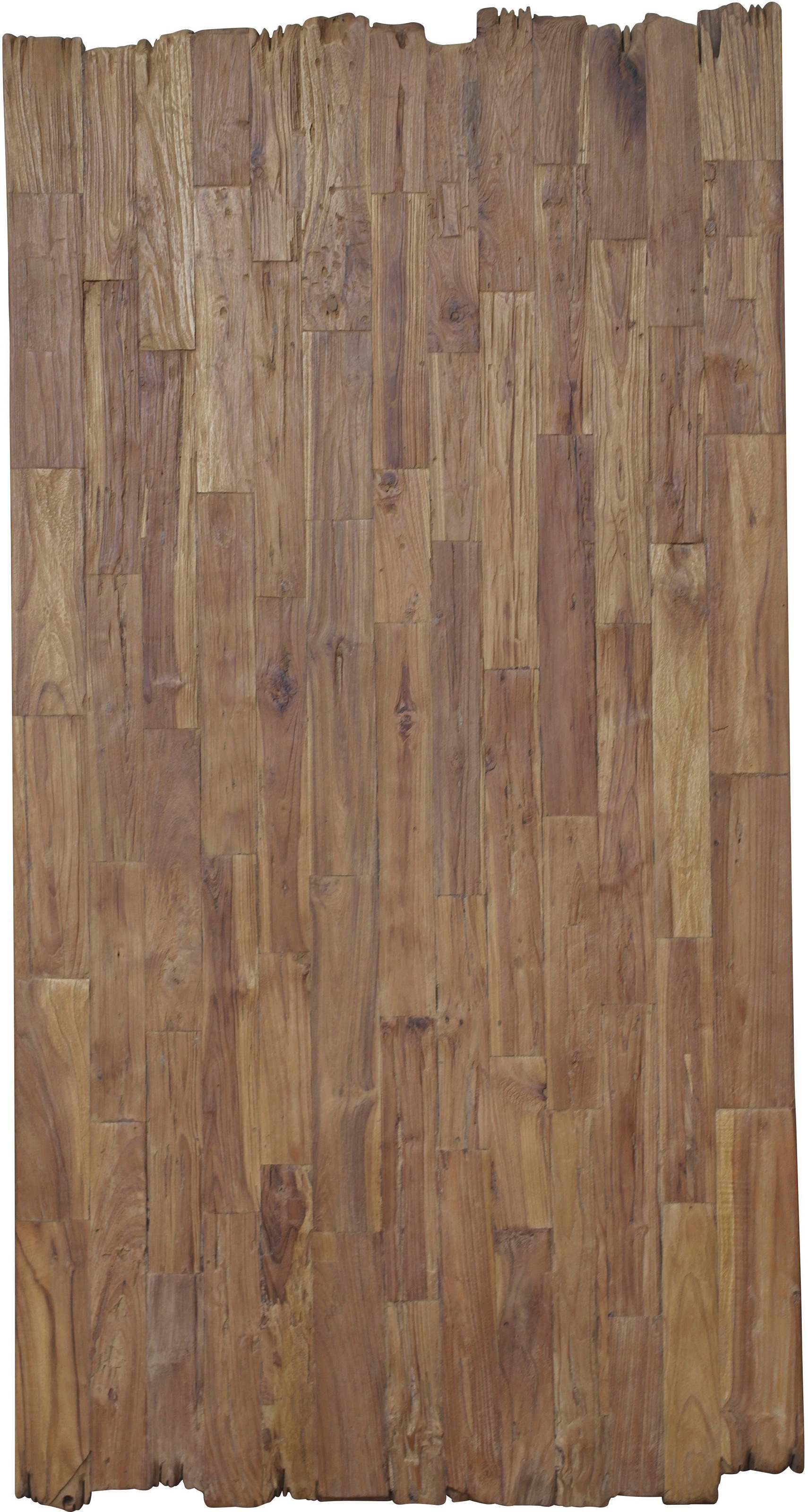SIT Esstisch, Platte mit Bruchkante aus recyceltem Holz