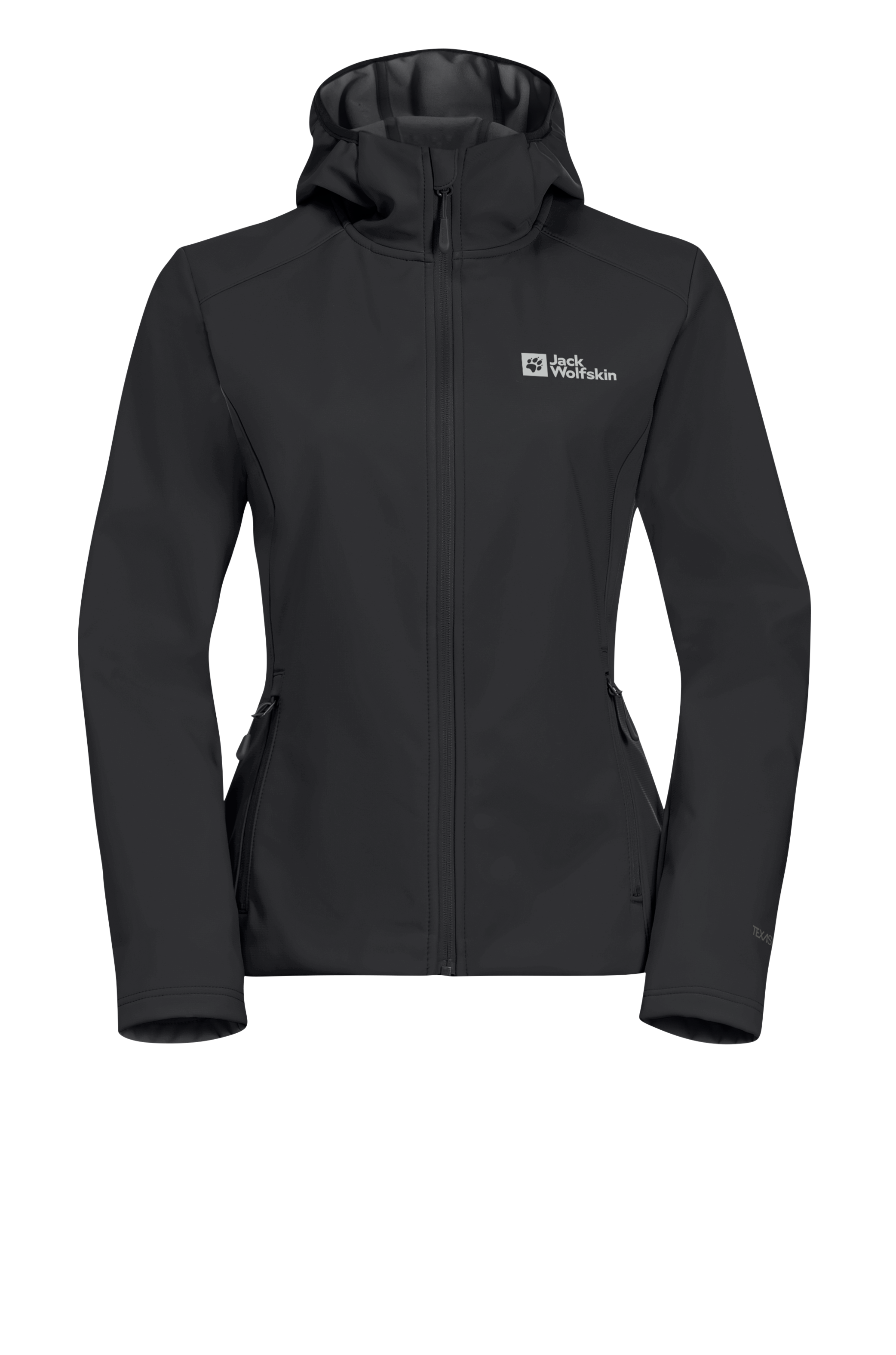 Jack Wolfskin Softshelljacke »BORNBERG HOODY W« für vielseitige Outdoor-Aktivitäten, mit fester Kapuze, atmungsaktiv