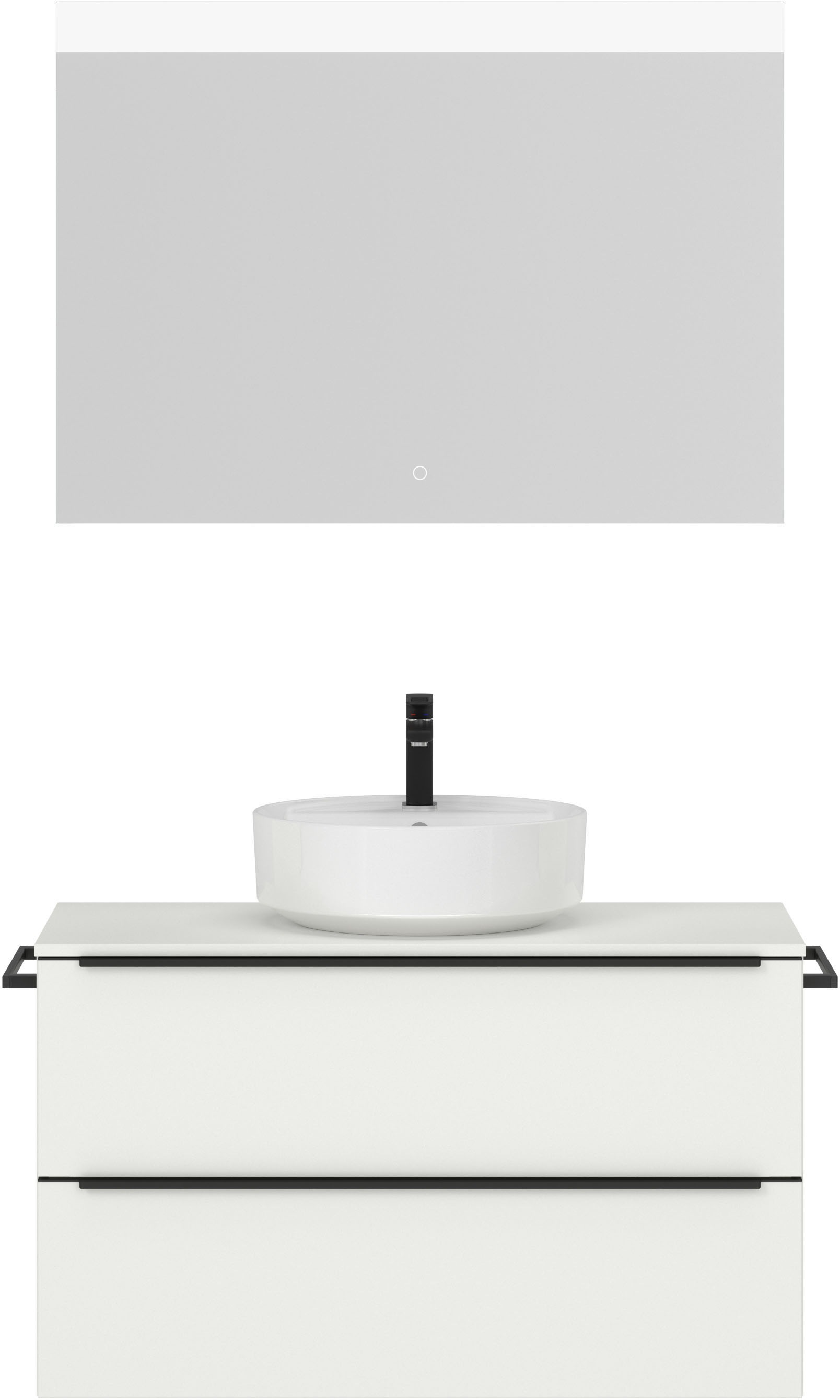 nobilia Badmöbel-Set "Alvene" vormontiert, mit Soft-Close, 2 Stk. tlg. günstig online kaufen