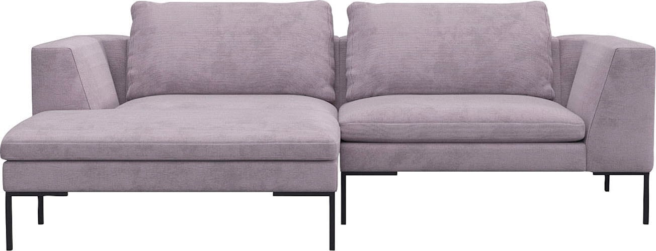 FLEXLUX Ecksofa "Loano, superbequemer Sitzkomfort durch Kaltschaum im Sitz, günstig online kaufen