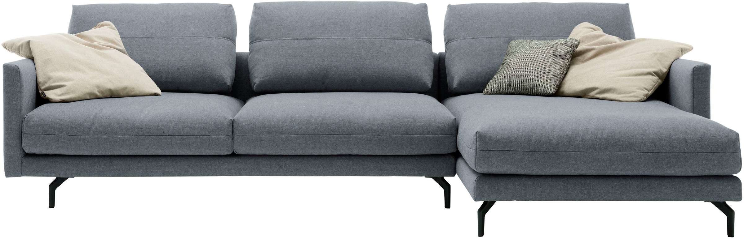 Creation BY ROLF BENZ Ecksofa »CR.414, Designecksofa, Polsterecke, L-Form«, wahlweise aus feinstem Rindsleder oder hochwertigem Chenille